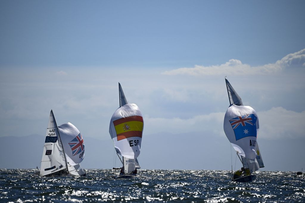 Germany dominated qualifying at the 470 Sailing World Championship in Israel ©Getty Images