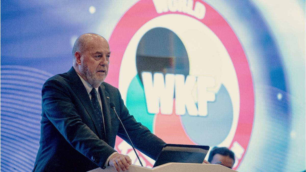 Antonio Espinós has been re-elected as President of the World Karate Federation for a further six years ©WKF