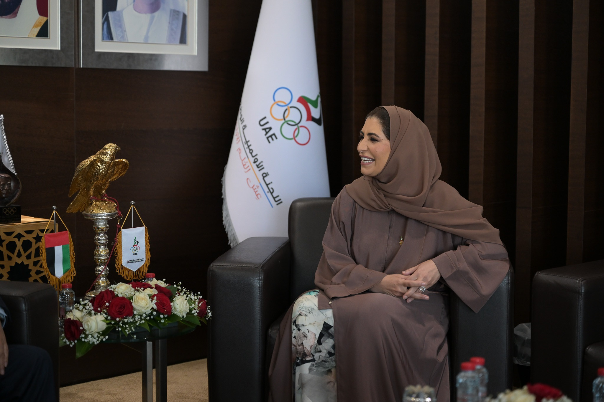 Azza bint Sulaiman is keen to strengthen the UAE NOC's cooperation with the IOC ©UAE NOC