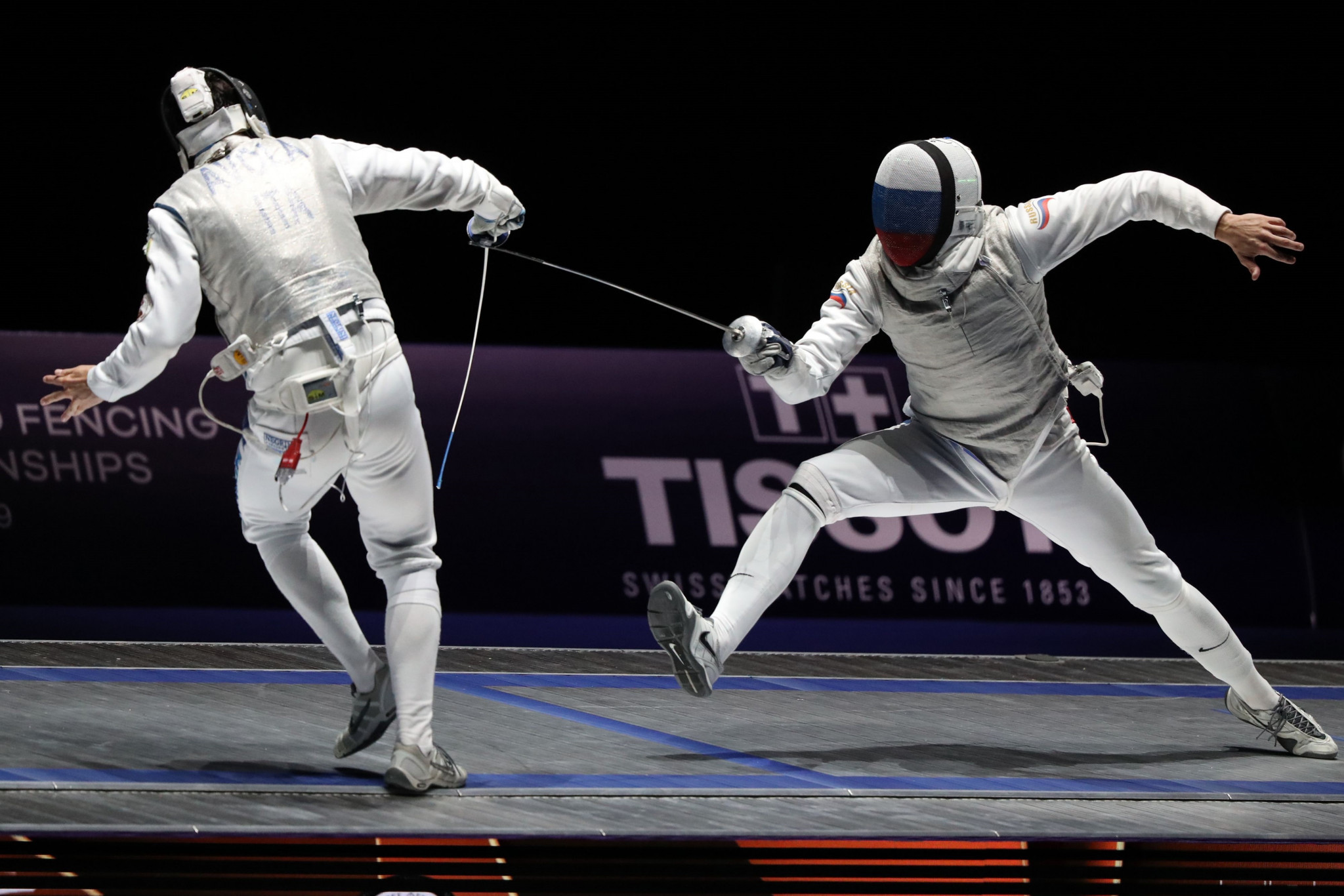 Russian fencers are banned from international competition due to the war in Ukraine, but the topic is up for debate at the FIE Congress ©Getty Images