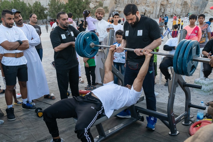 Powerlifting was part of the Youth Day too ©Oman Olympic Committee