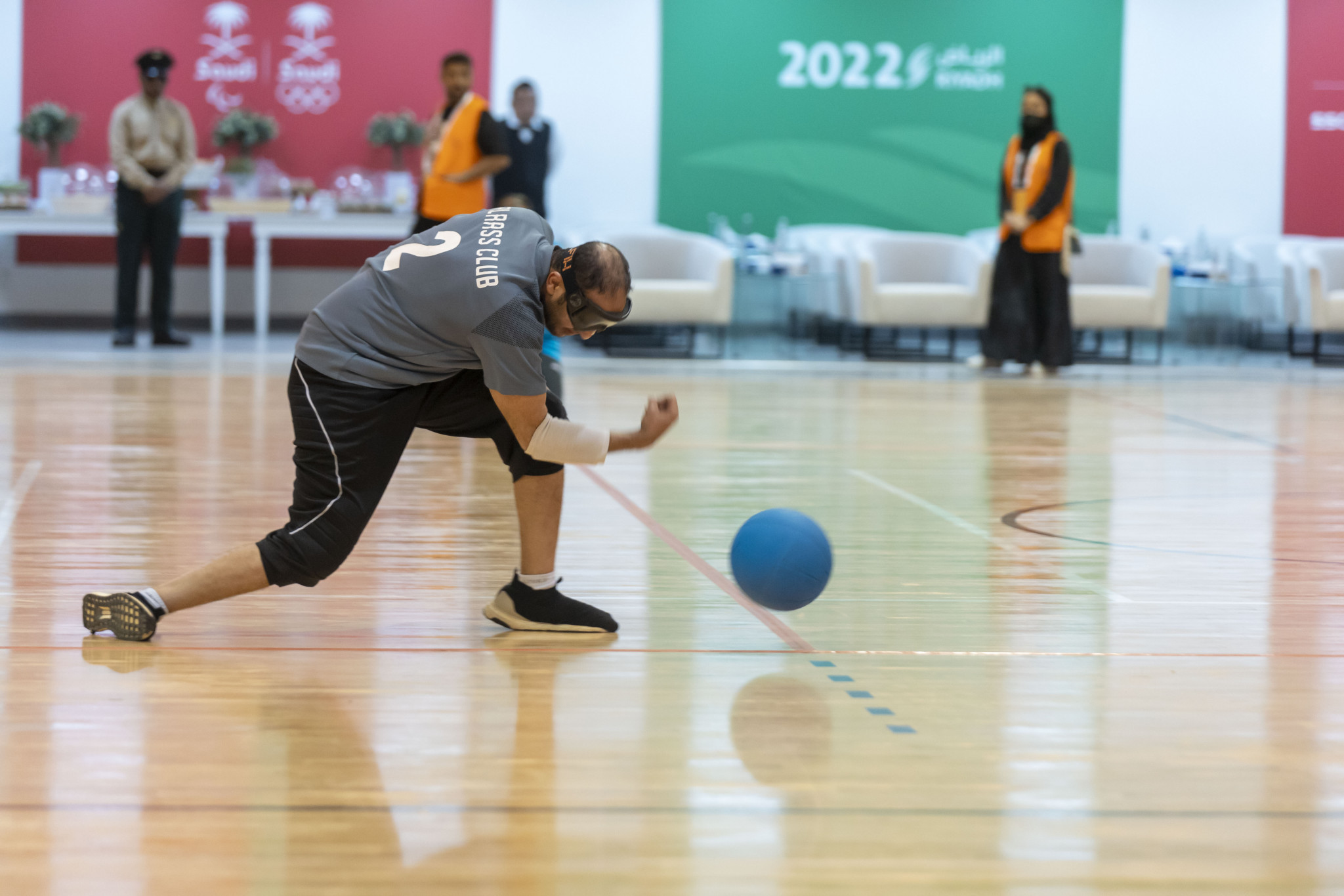 Goalball was the first Para sport to get underway ©Saudi Games