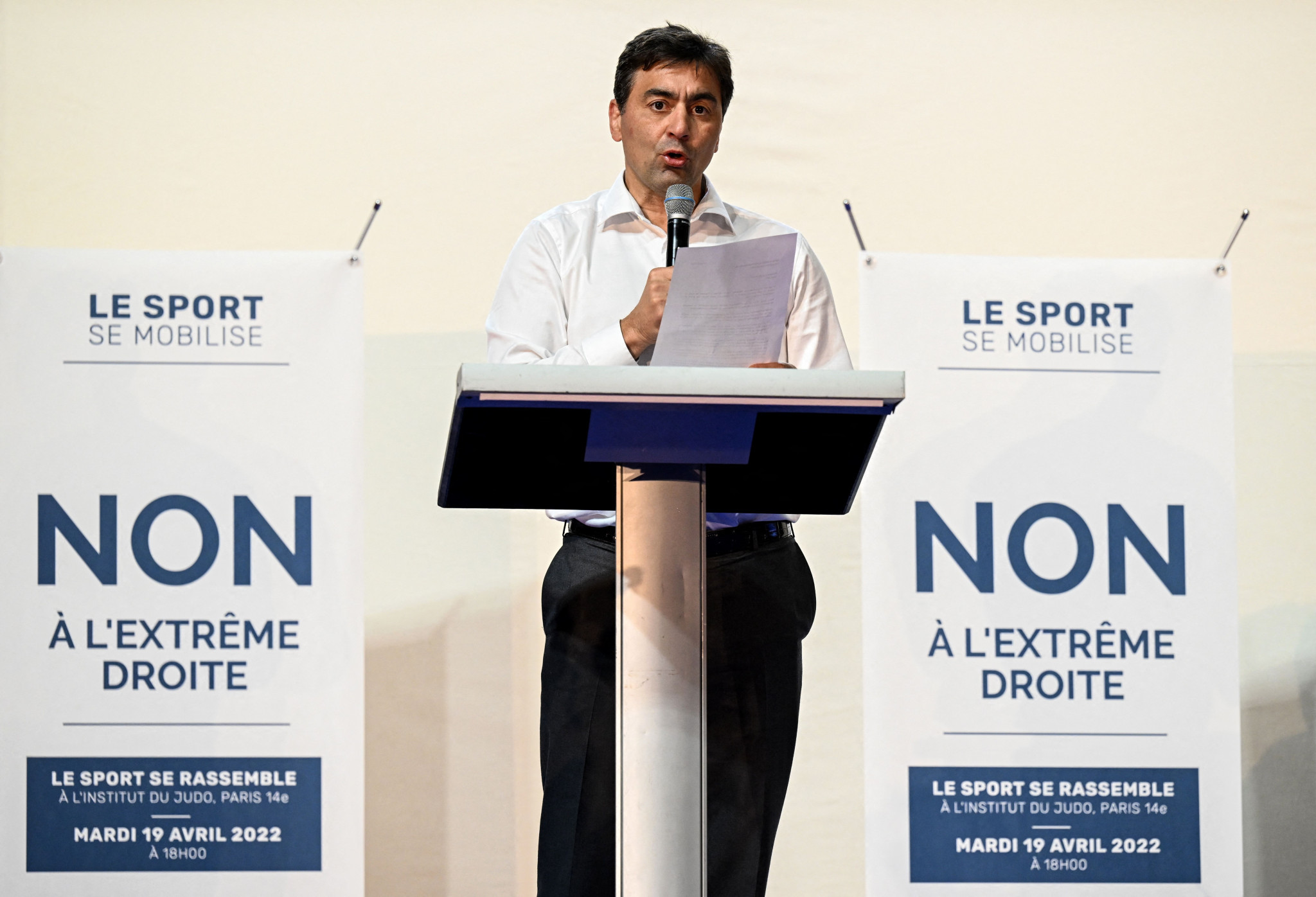 France Judo President Stéphane Nomis said he was "very disappointed" that he was not consulted prior to Nathalie Péchalat's appointment ©Getty Images