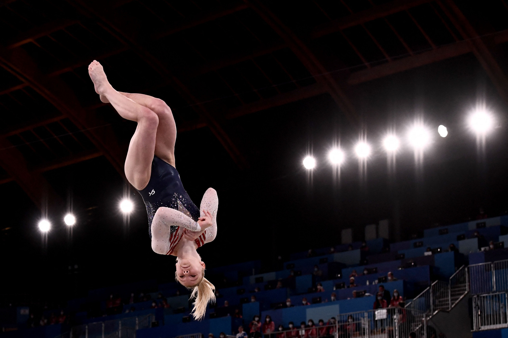 Olympic floor exercise champion Jade Carey is part of the United States' women's teams at the World Championships ©Getty Images