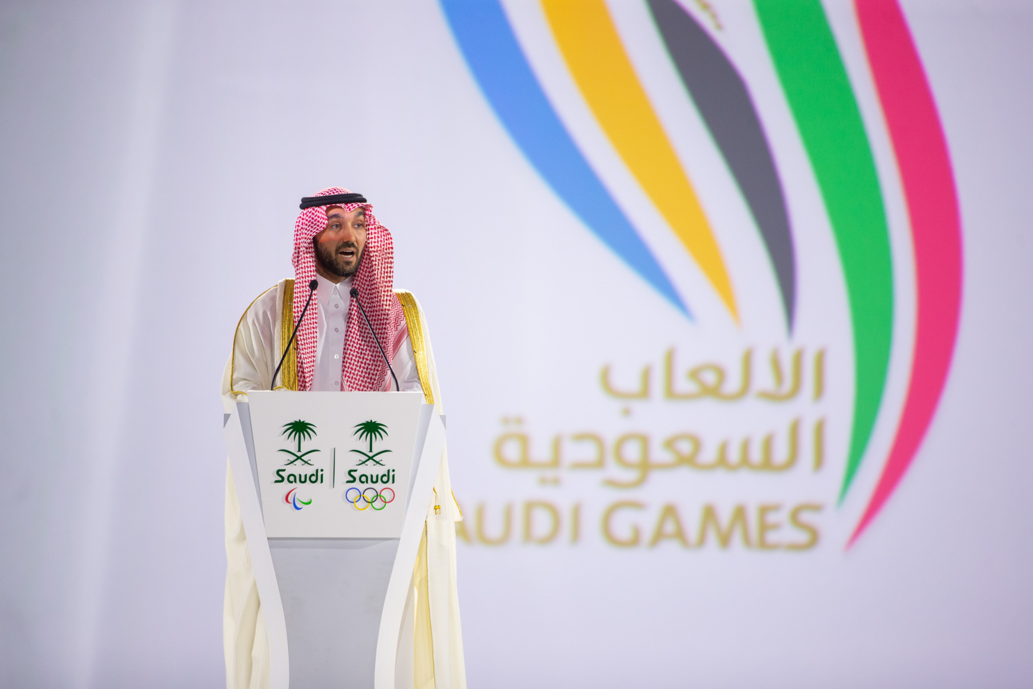 Saudi Sports Minister Prince Abdulaziz bin Turki Al-Faisal said the Saudi Games were part of a drive to make the country a sporting powerhouse ©Saudi Games