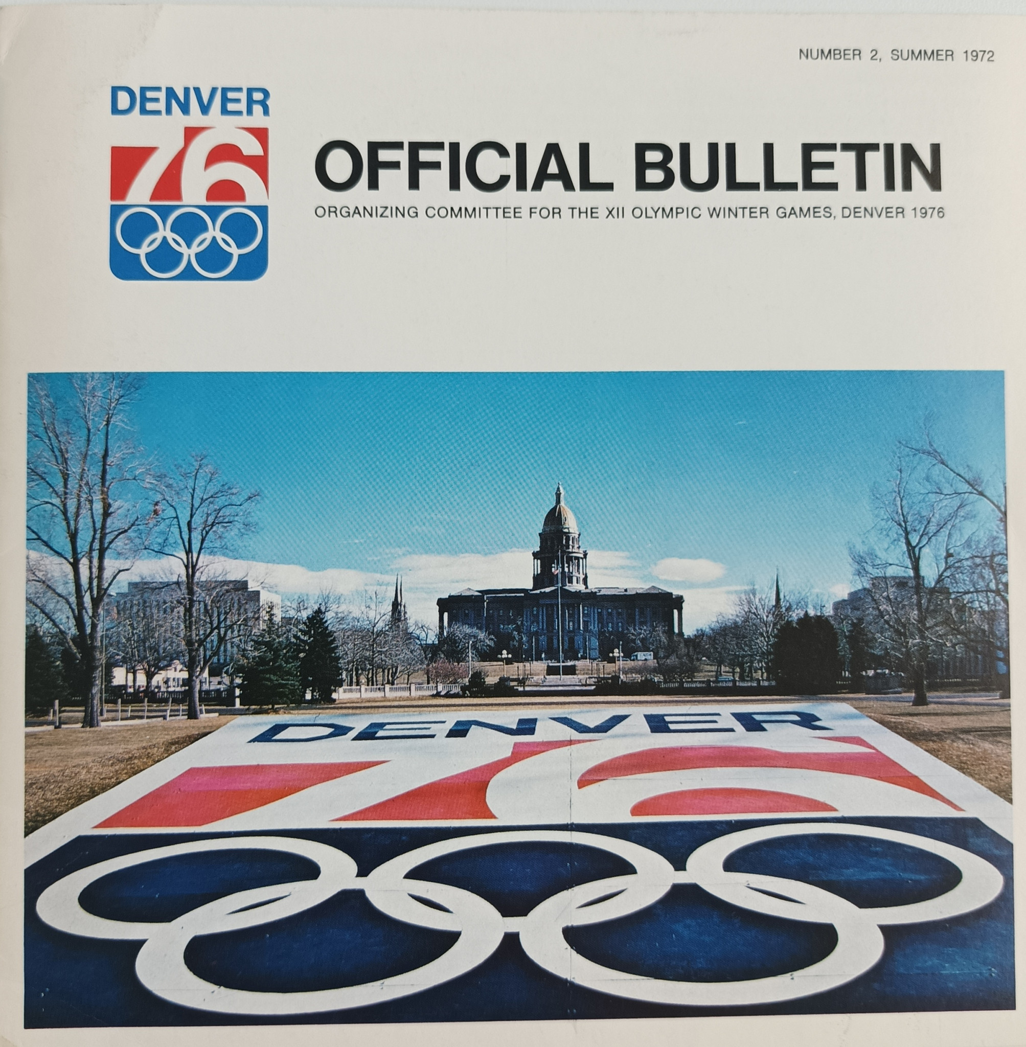 The Denver Olympic Committee produced glossy bulletins with an optimistic tone ©DOC