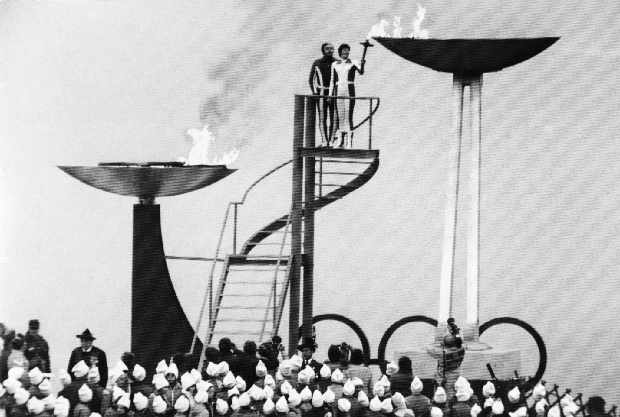 The 1976 Winter Olympics were eventually held in Innsbruck, where two flames burned to symbolise that the city had also hosted the 1964 Games ©Getty Images