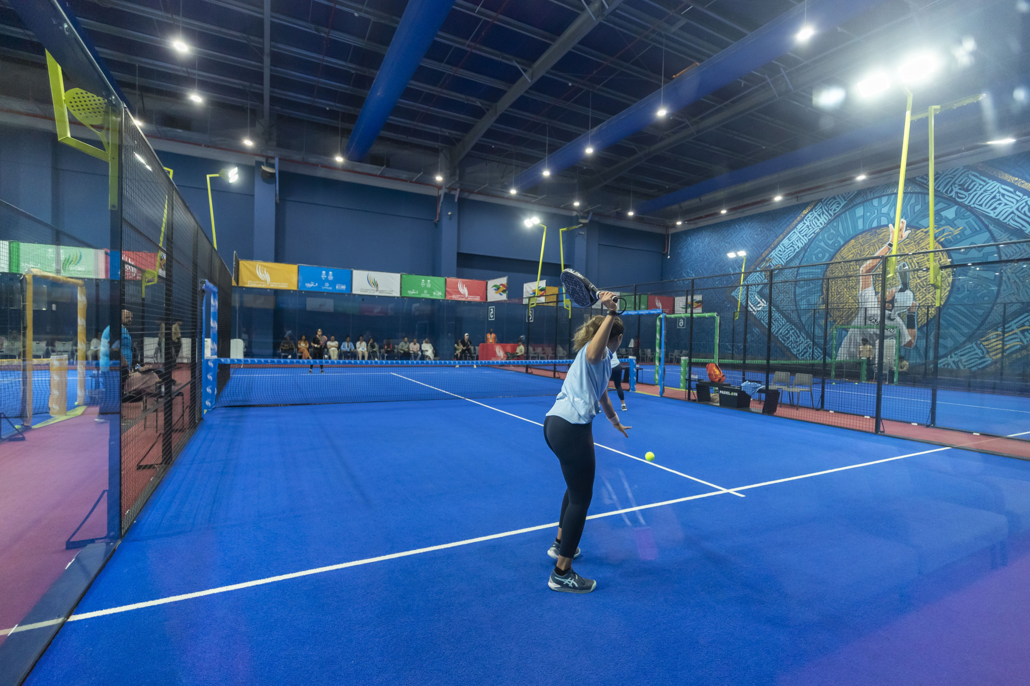 Padel gold medallists were decided following three days of competition ©Saudi Games
