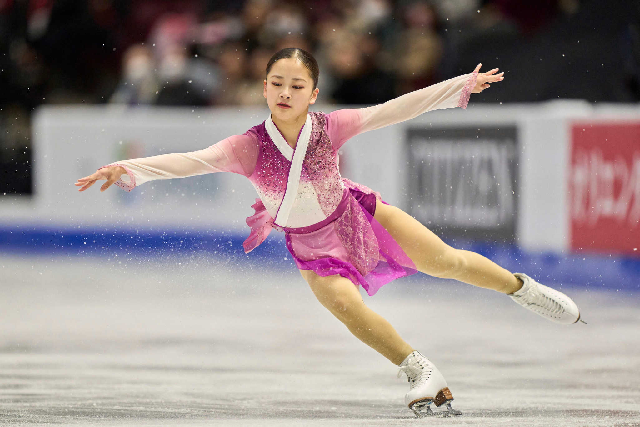 Rinka Watanabe was a surprise women's victor at Skate Canada ©Getty Images