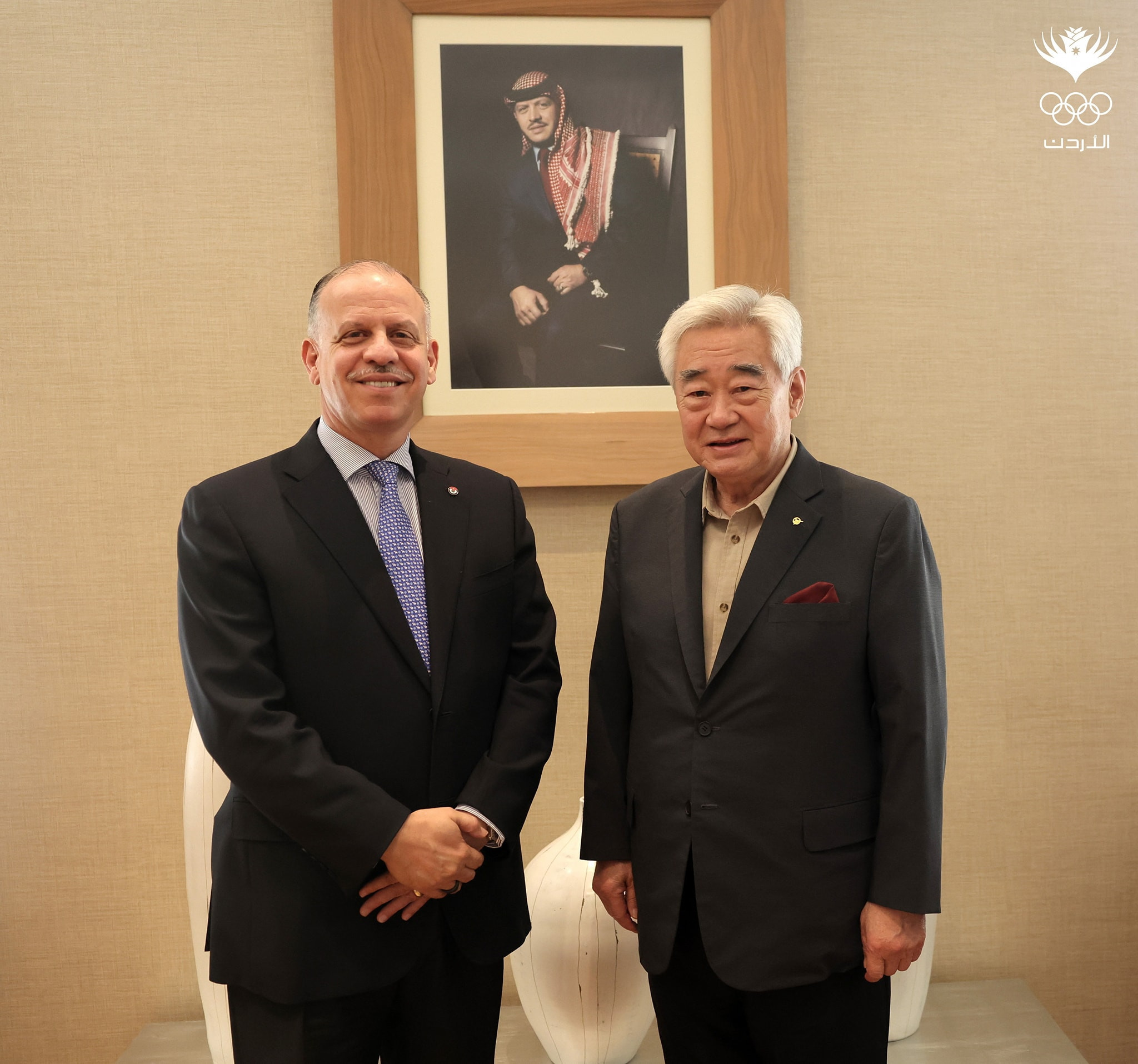 World Taekwondo President meets Jordan Olympic Committee counterpart