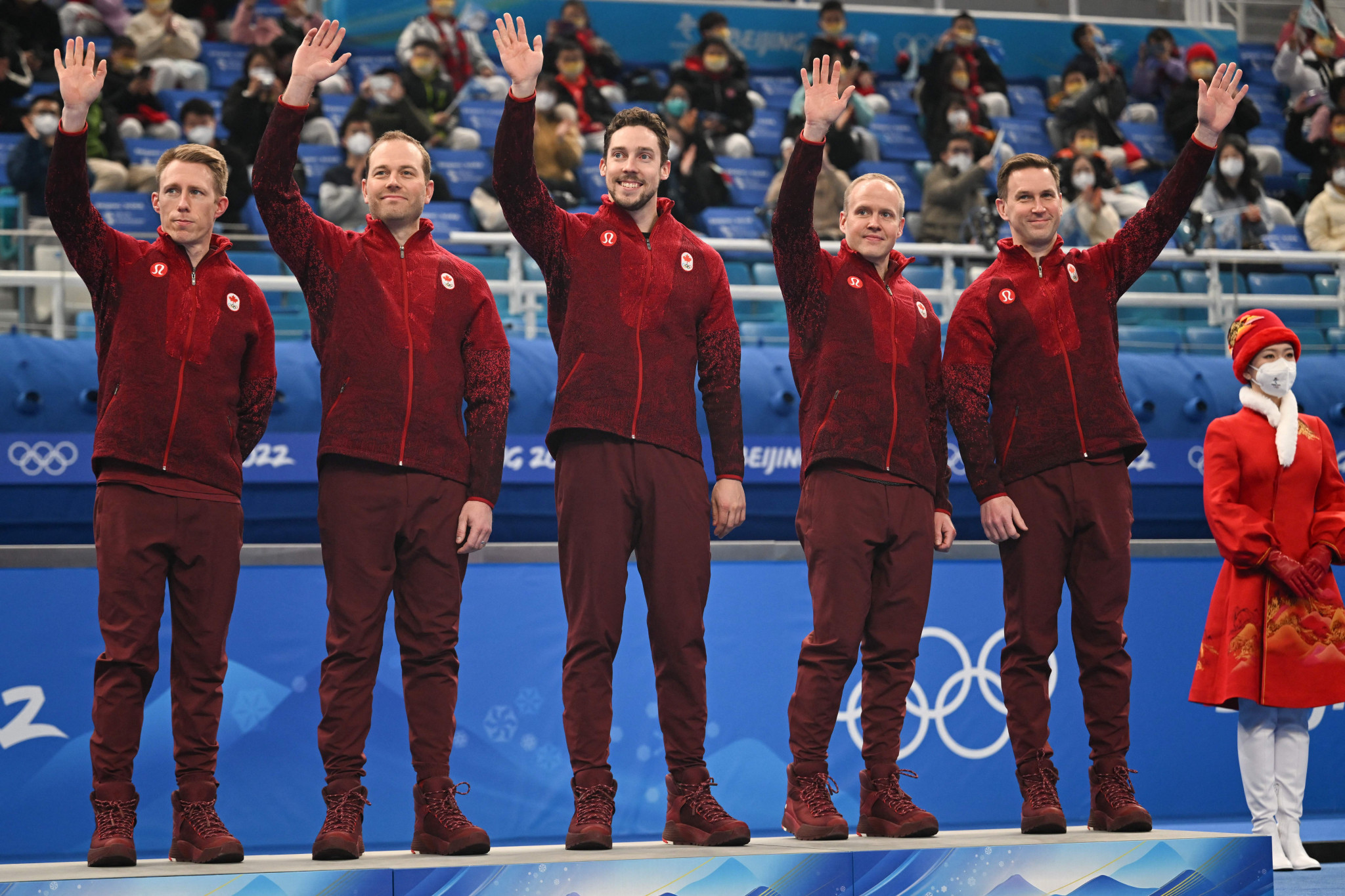 Men's bronze medallists from Beijing 2022 Canada are set to feature the same line-up at the Pan Continental Curling Championships ©Getty Images