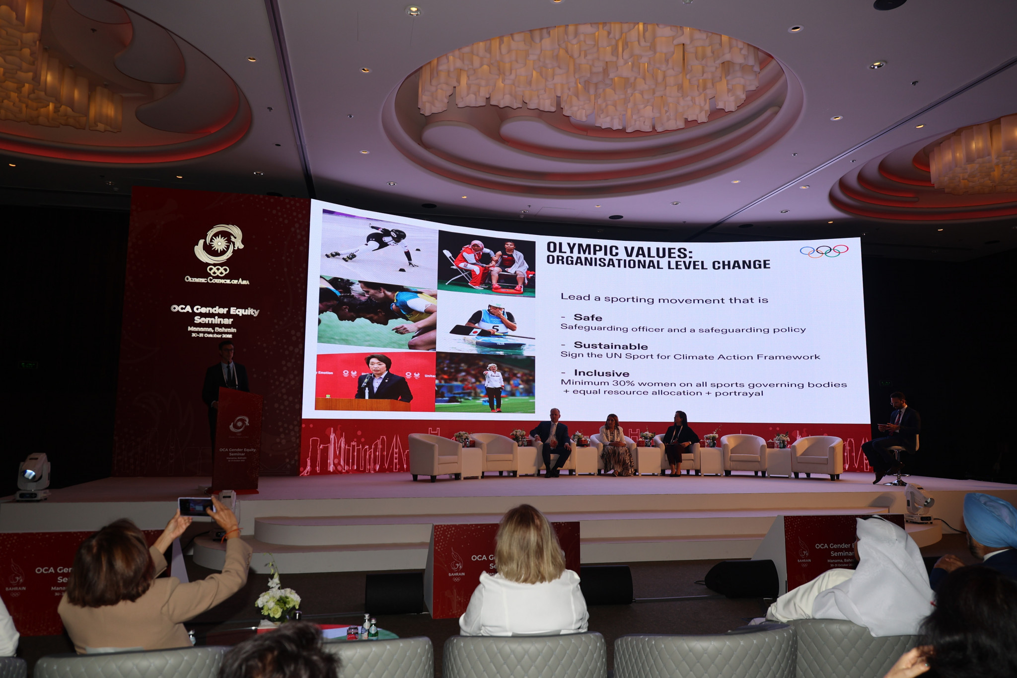The IOC wants all NOCs to have a mininum of 30 per cent female representation on their Executive Board ©OCA