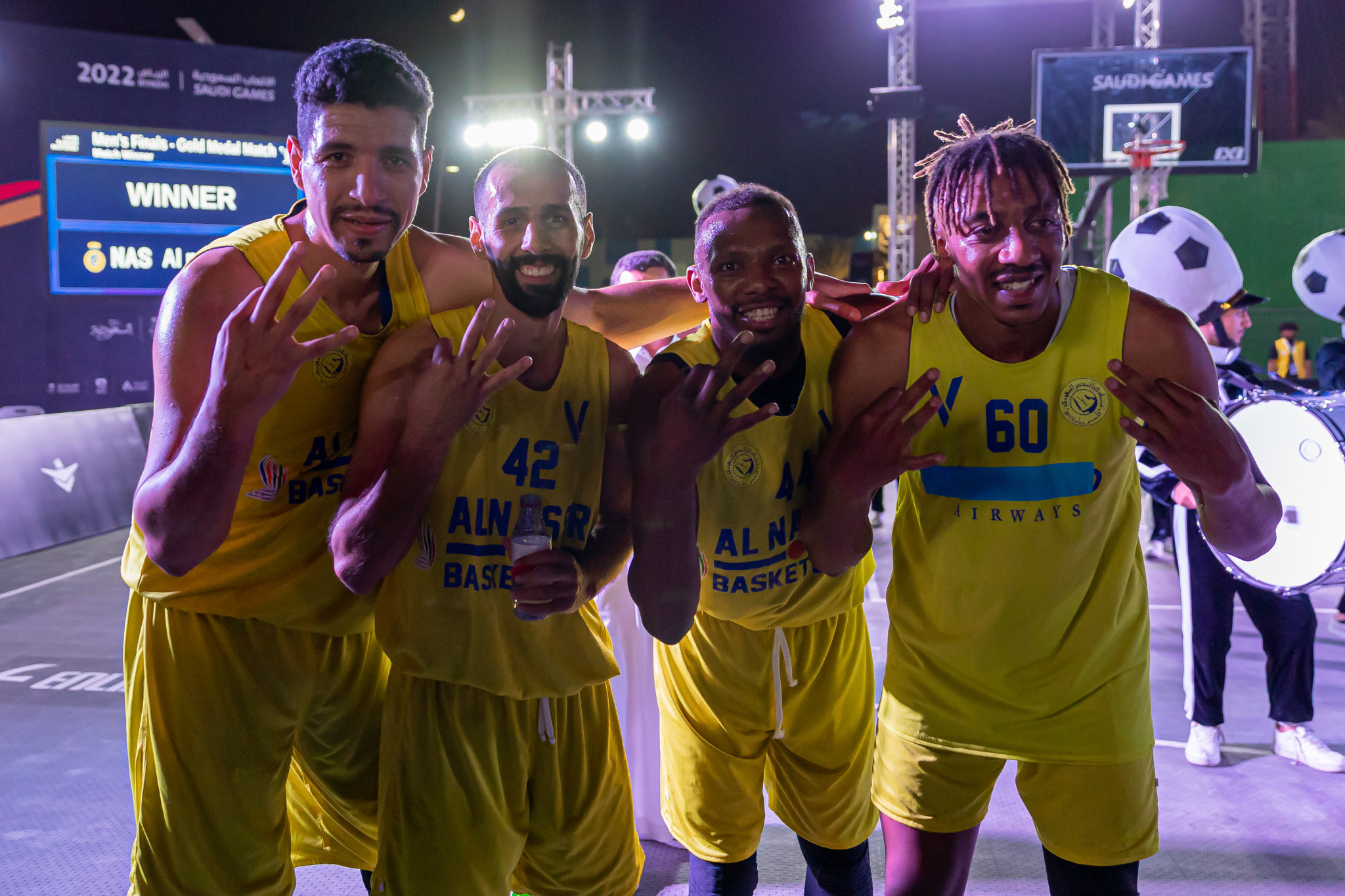 Al-Nassr shoot lights out to secure men's 3x3 basketball gold