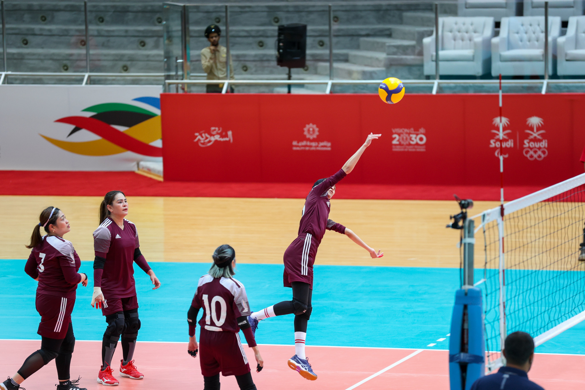The volleyball group stages continued in Riyadh ©Saudi Games