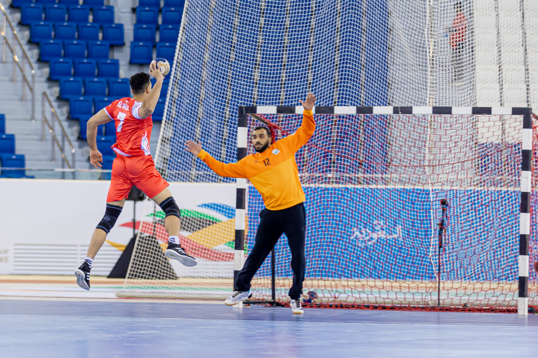 Handball's Group A and Group D were rounded off at the King Saud University Arena ©Saudi Games