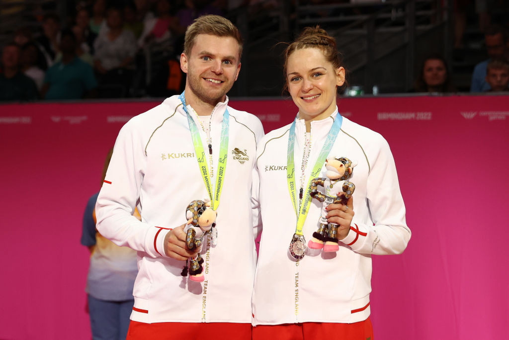 Marcus Ellis, left, and Lauren Smith were strongly critical of Badminton England before last year's Tokyo 2020 Olympics ©Getty Images