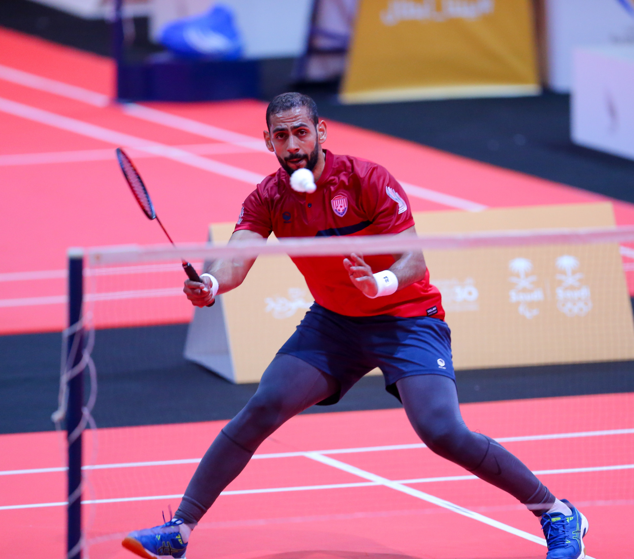 Badminton group matches were staged at the SAOC Complex facilities ©Saudi Games