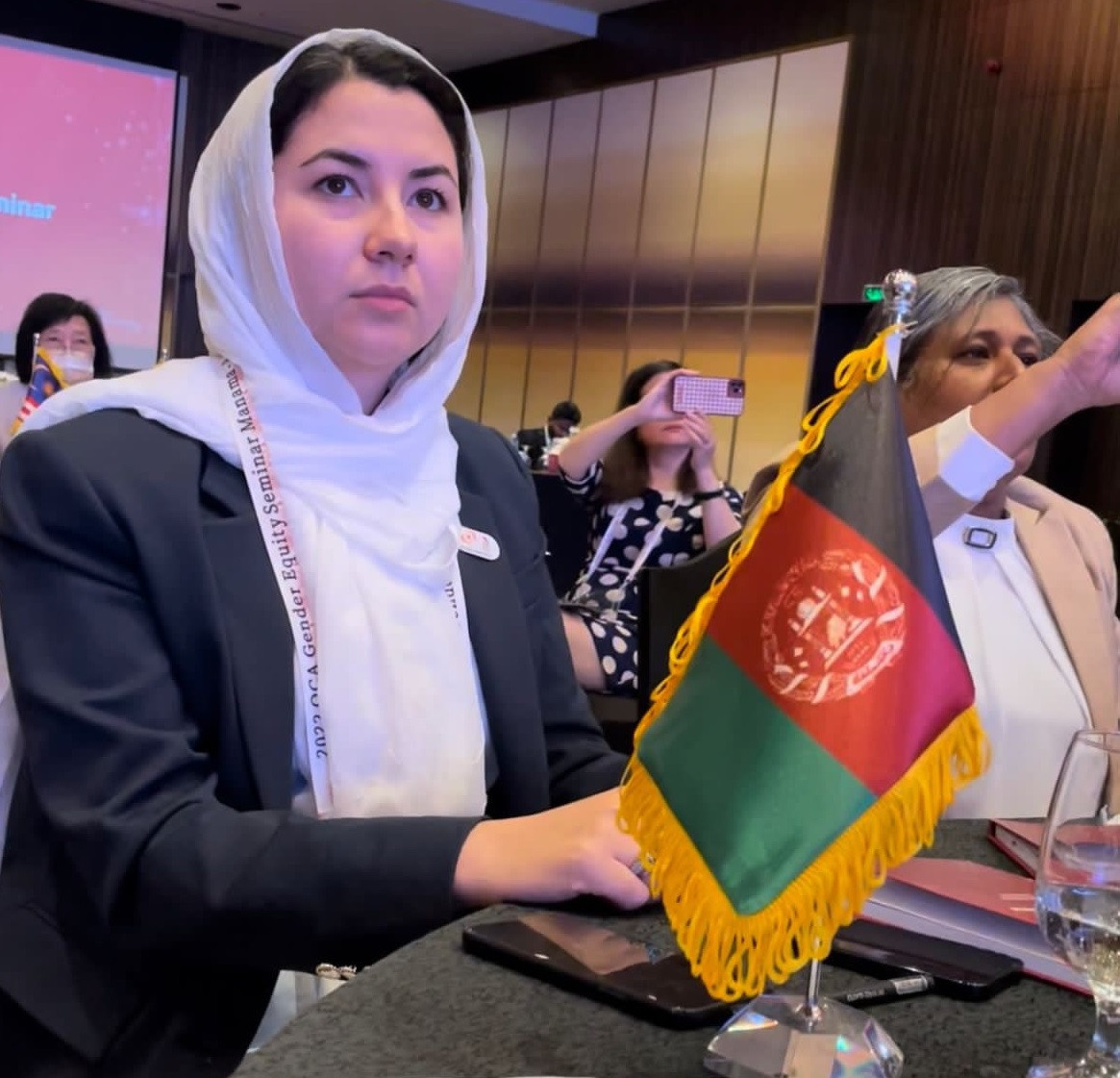 IOC member Samira Asghari attended the OCA Gender Equity Seminar on behalf of the Afghanistan NOC ©Samira Asghari