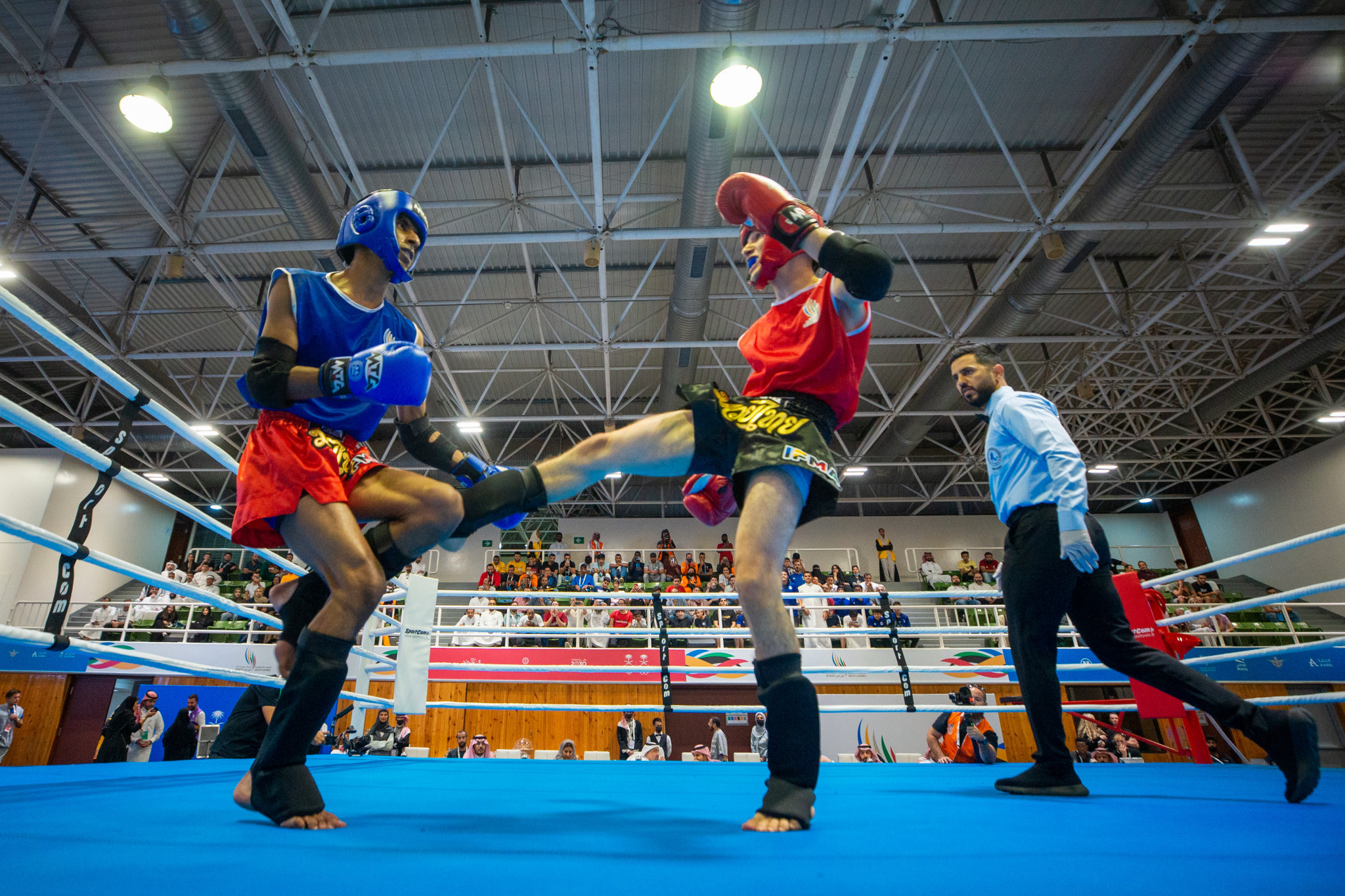 Three men's titles and one women's gold medallist were decided in Muay Thai ©Saudi Games