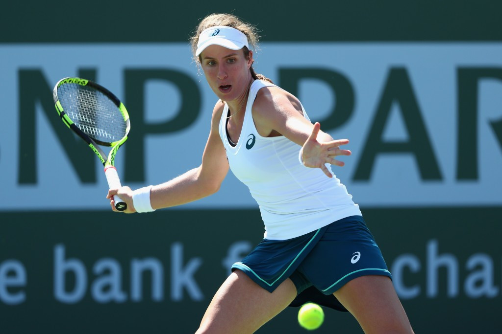 Britain's Johanna Konta succeeded where compatriot Andy Murray had failed and reached the next round of the women's draw at the BNP Paribas Open in Indian Wells with victory over Czech Republic's Denisa Allertova ©Getty Images