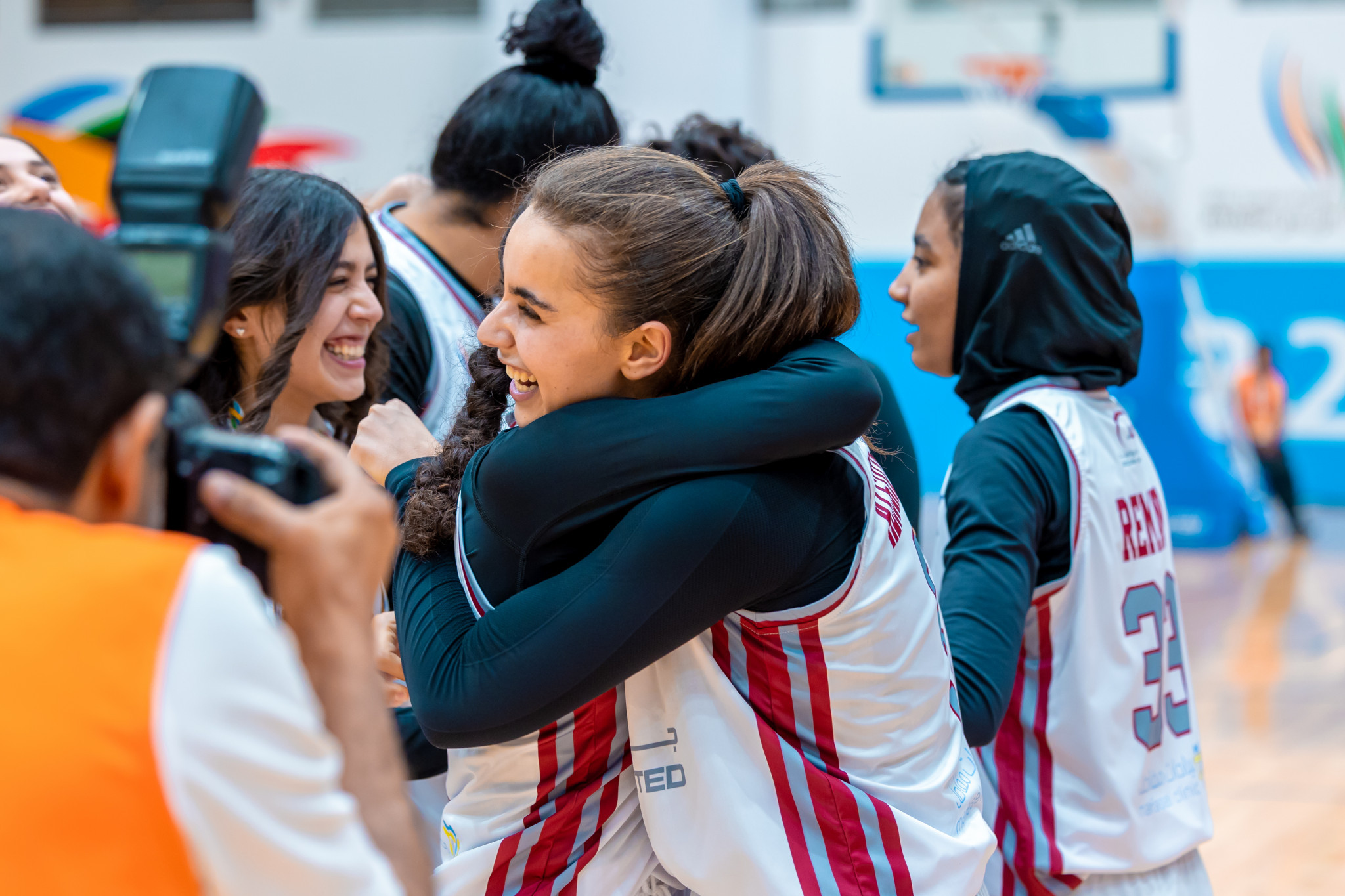 Jeddah United claimed victory today in women's basketball ©Saudi Games