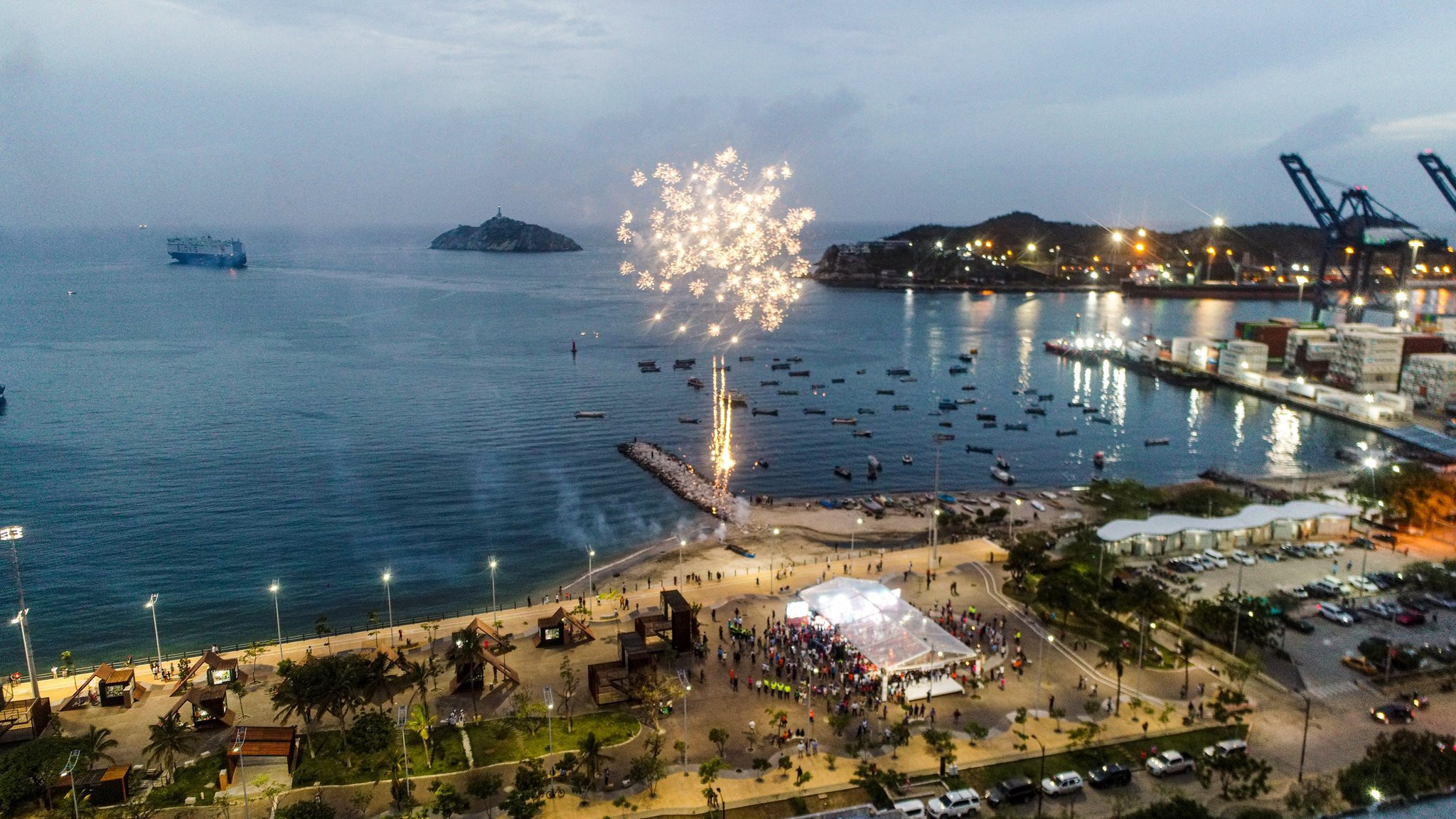 Quota places for the Santiago 2023 Pan American Games will be on offer in sailing events at this month's inaugural Central American and Caribbean Games of Sea and Beach at Santa Marta on the Atlantic coast of Colombia ©Santiago 2023