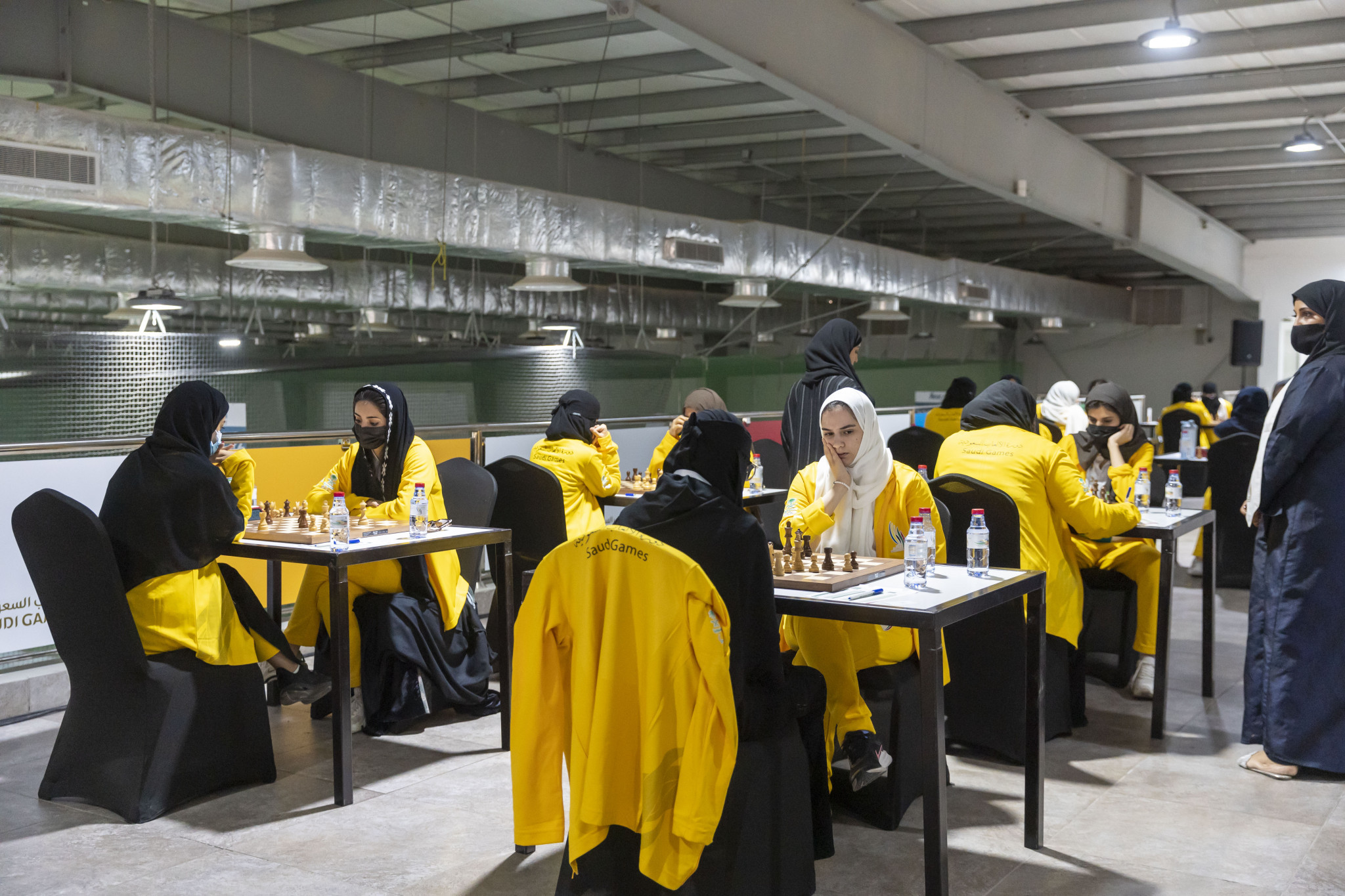 Chess competition was staged on day eight of the multi-sport event ©Saudi Games