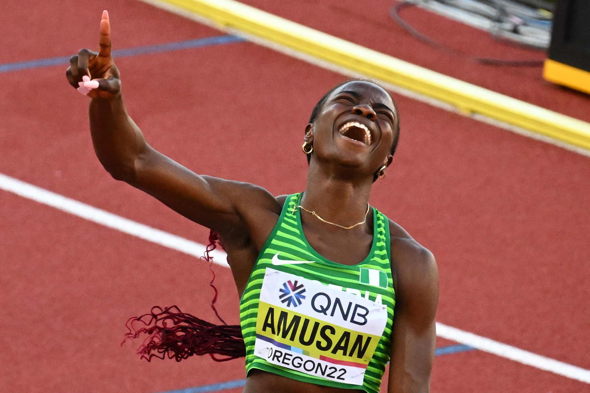 Nigeria's 100 metres hurdles world record holder and world champion Tobi Amusan is among the nine Champions for a Better World ©Getty Images