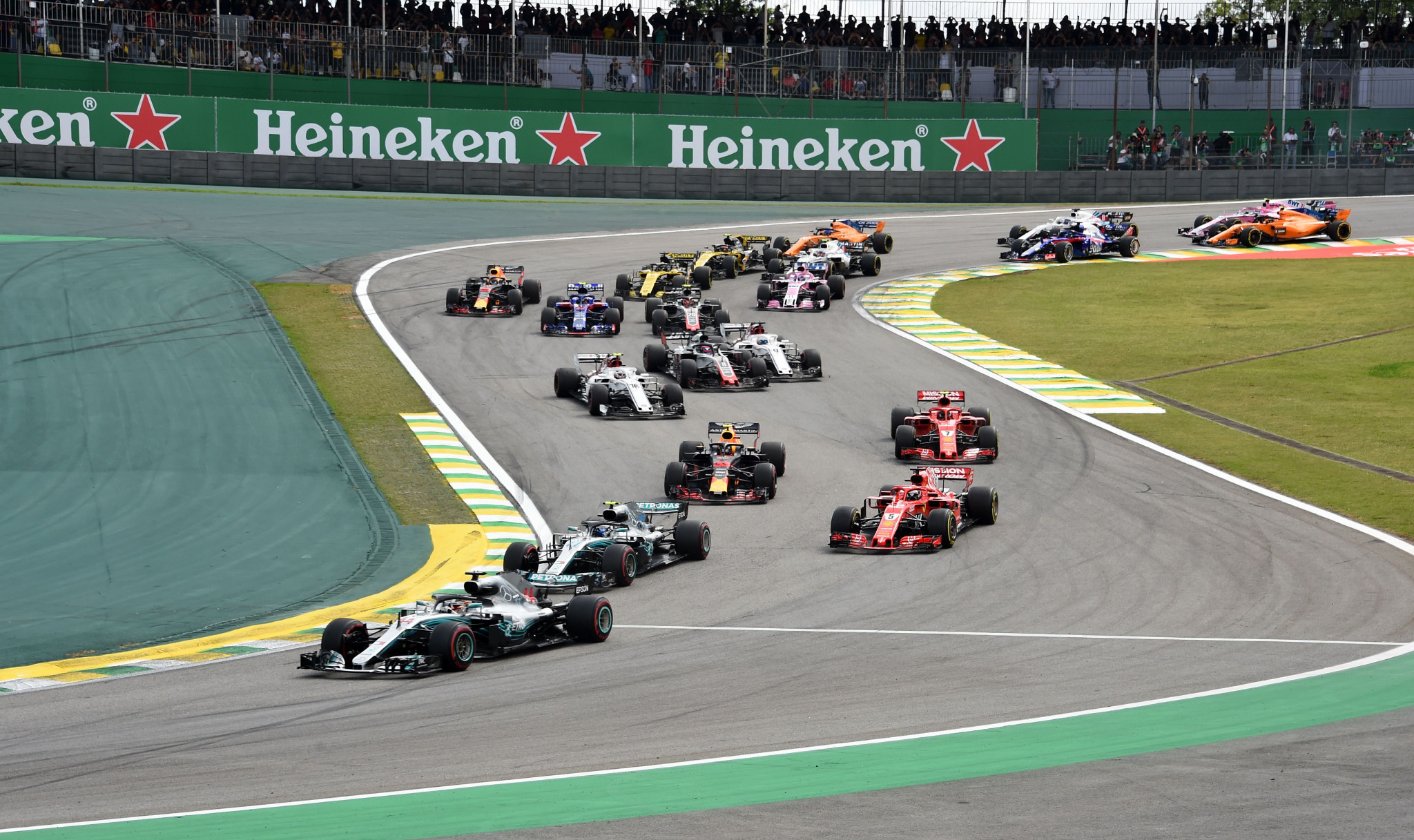 The Brazilian Grand Prix is the only South American race on the Formula One calendar currently ©Getty Images