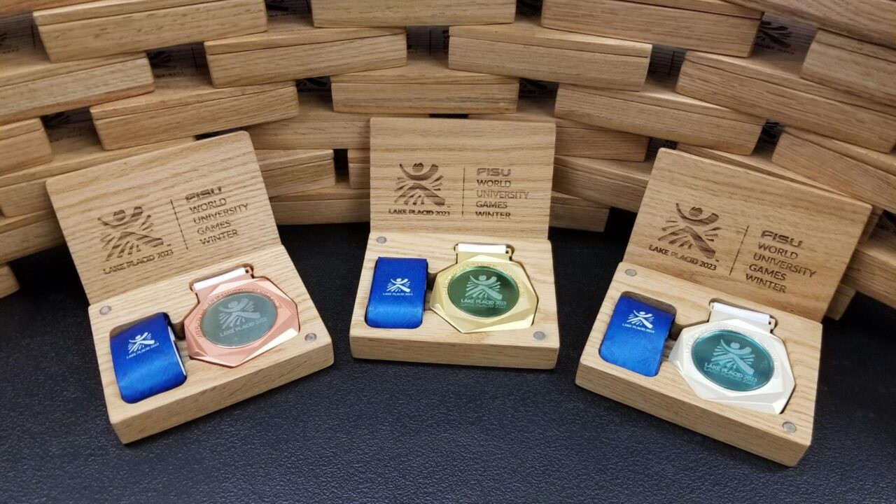 Rochester Rehabilitation Center and Flour City Crafty Company are making the boxes for the Lake Placid 2023 medals ©Lake Placid 2023
