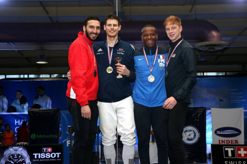 Britain’s Richard Kruse picked up his first Fencing Grand Prix gold medal in six years ©FIE