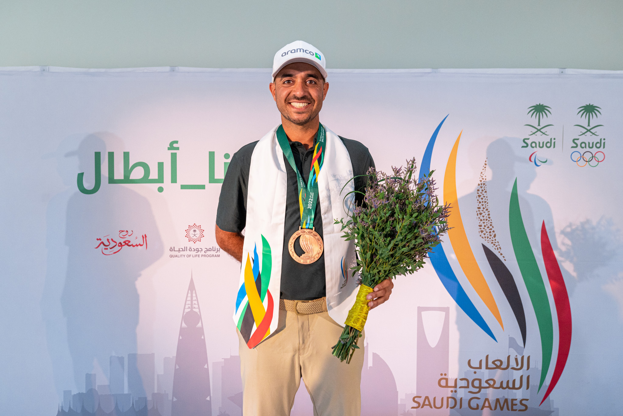 Othman Al-Mulla won a bronze medal at the Saudi Games ©Saudi Games