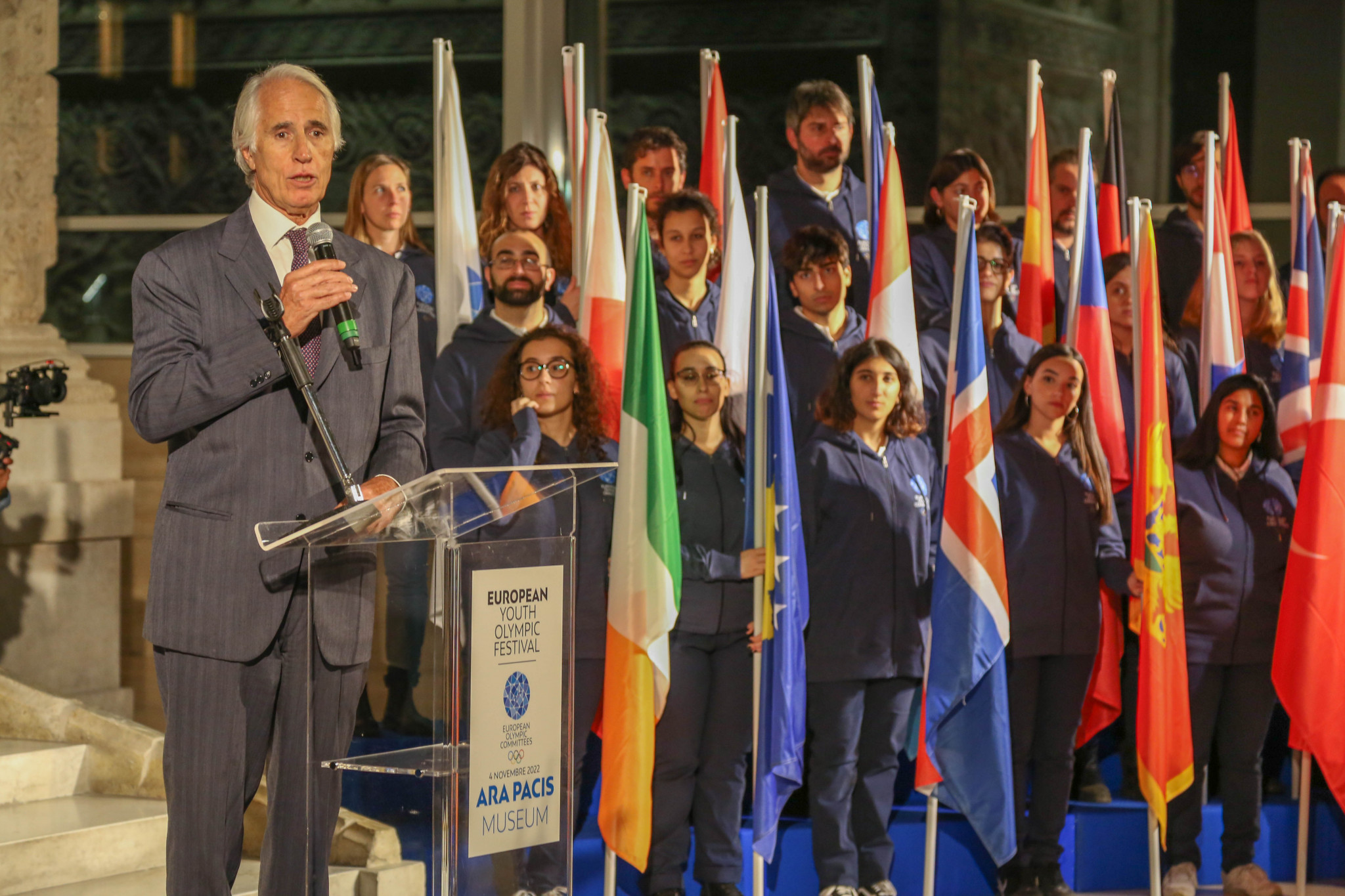 CONI President Giovanni Malagò says that Italy is the envy of everyone as it prepares to host the next Winter European Youth Olympic Festival and Winter Olympic Games ©EOC