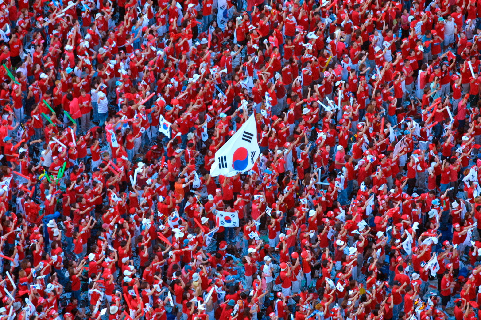 The Korea Football Association is set to cancel plans for fan gatherings in the streets during the upcoming FIFA World Cup ©Getty Images