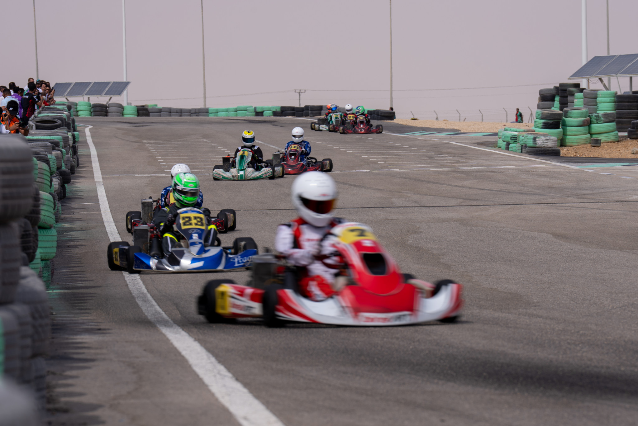 Karting drivers took to the track to win gold ©Saudi Games