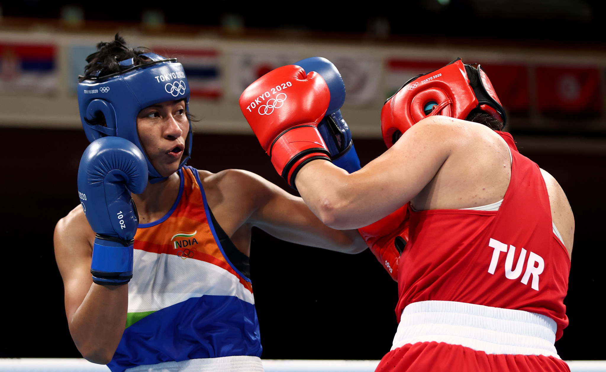 Lovlina Borgohain has advanced at the Asian Boxing Championships ©Getty Images