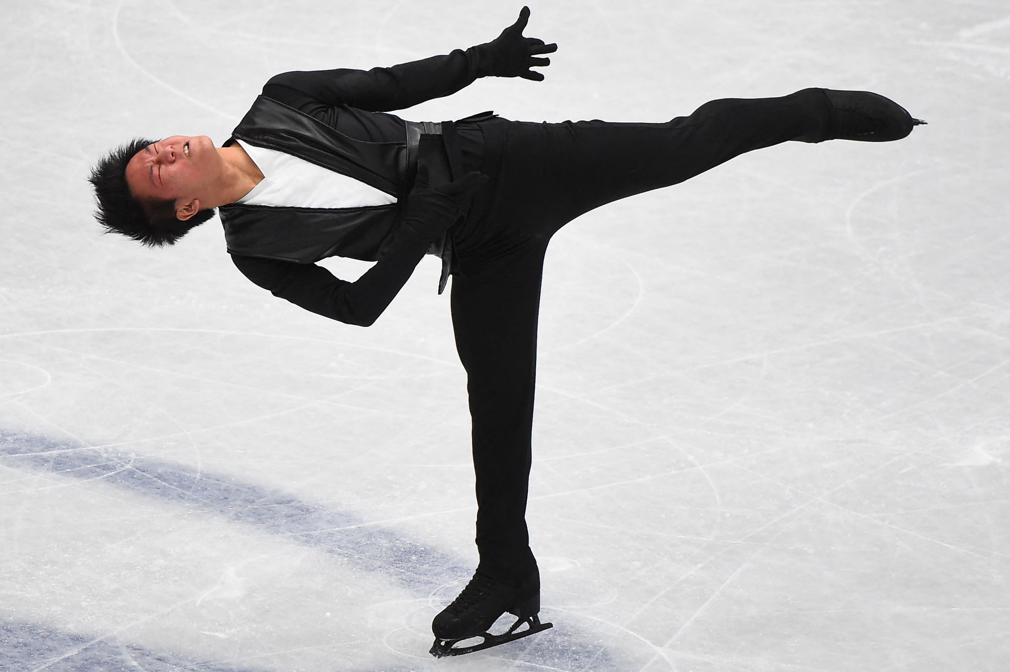 France's Adam Siao Him Fa won on home ice on day two of the ISU Grand Prix de France ©Getty Images