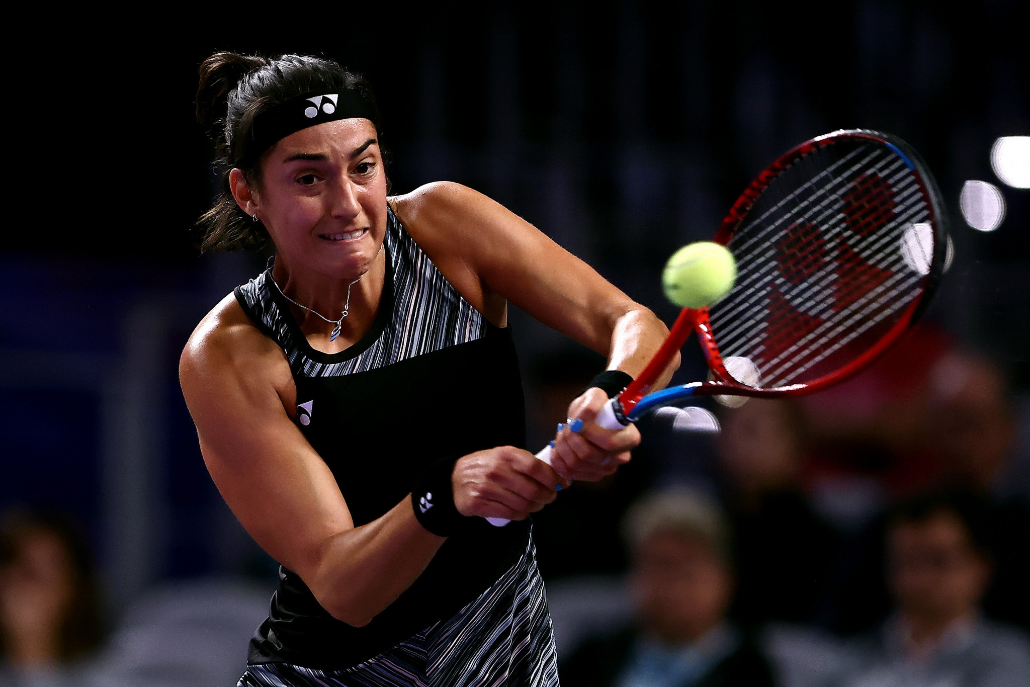 Caroline Garcia beat Daria Kasatkina to complete the semi-final line-up in Fort Worth ©Getty Images