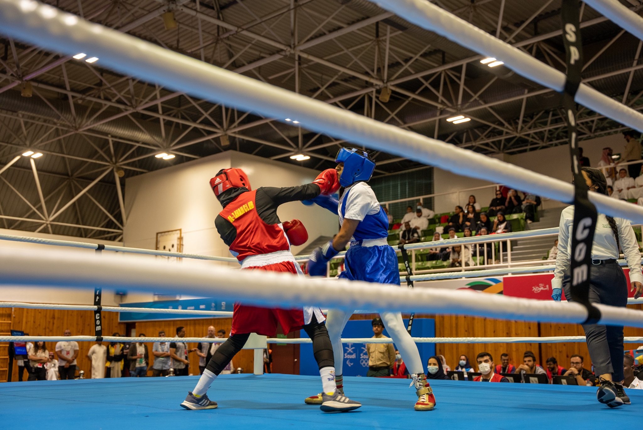 Seven boxing bouts were staged in Riyadh ©Saudi Games