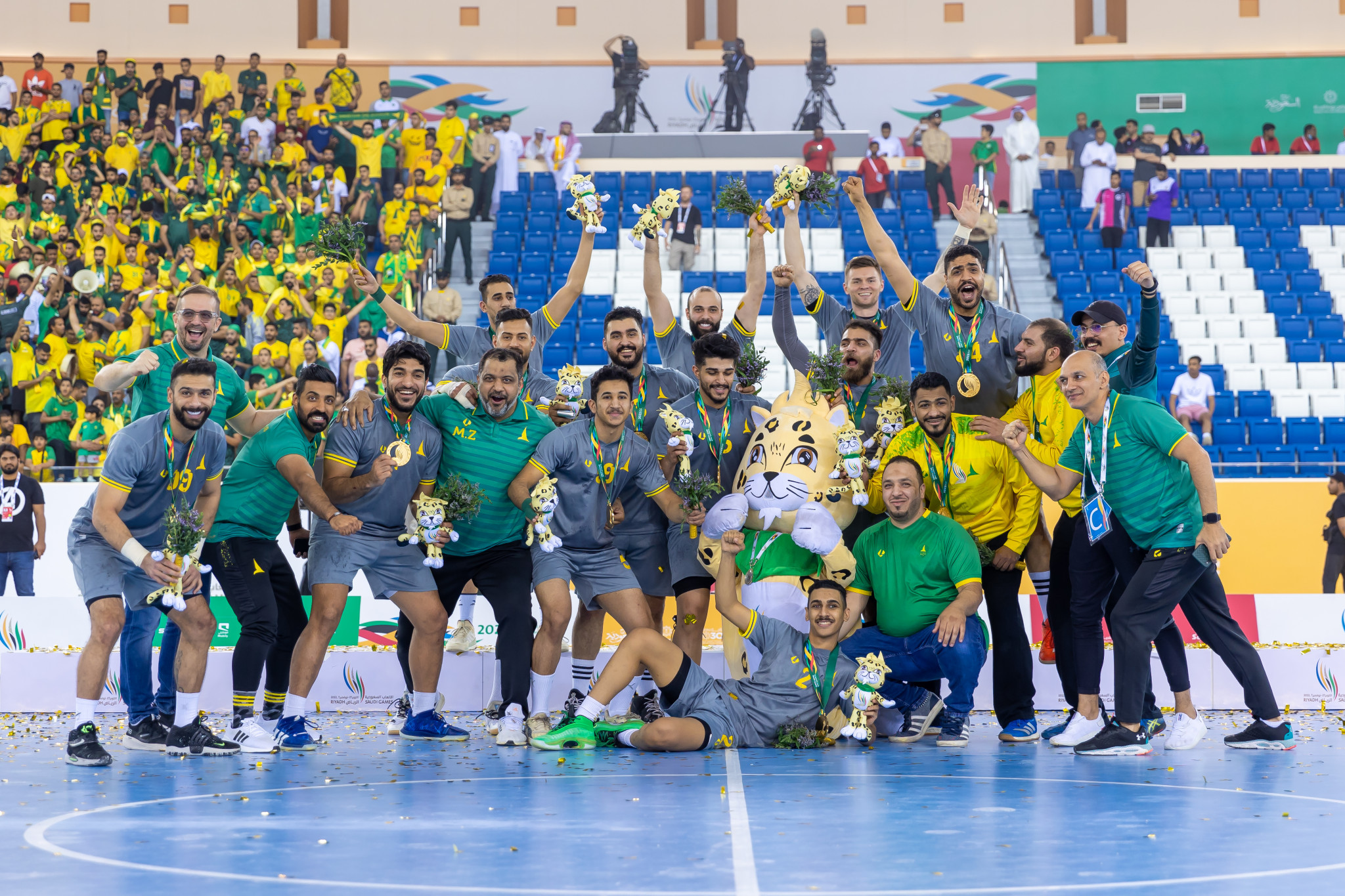 Al-Khaleej triumphed in their fight for men's handball gold ©Saudi Games