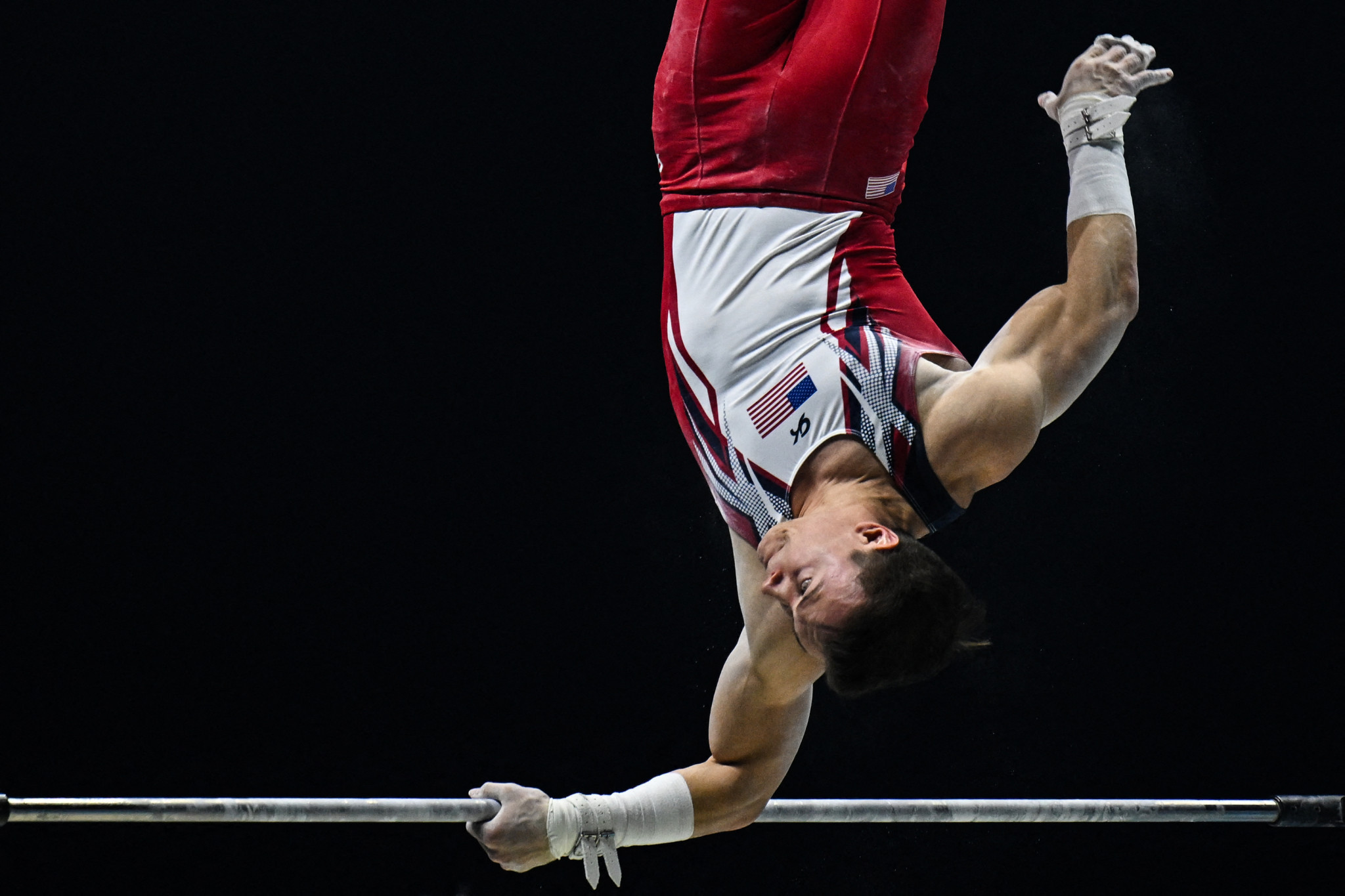 Brody Malone won the United States' third gold at the 2022 World Artistic Gymnastics Championships ©Getty Images