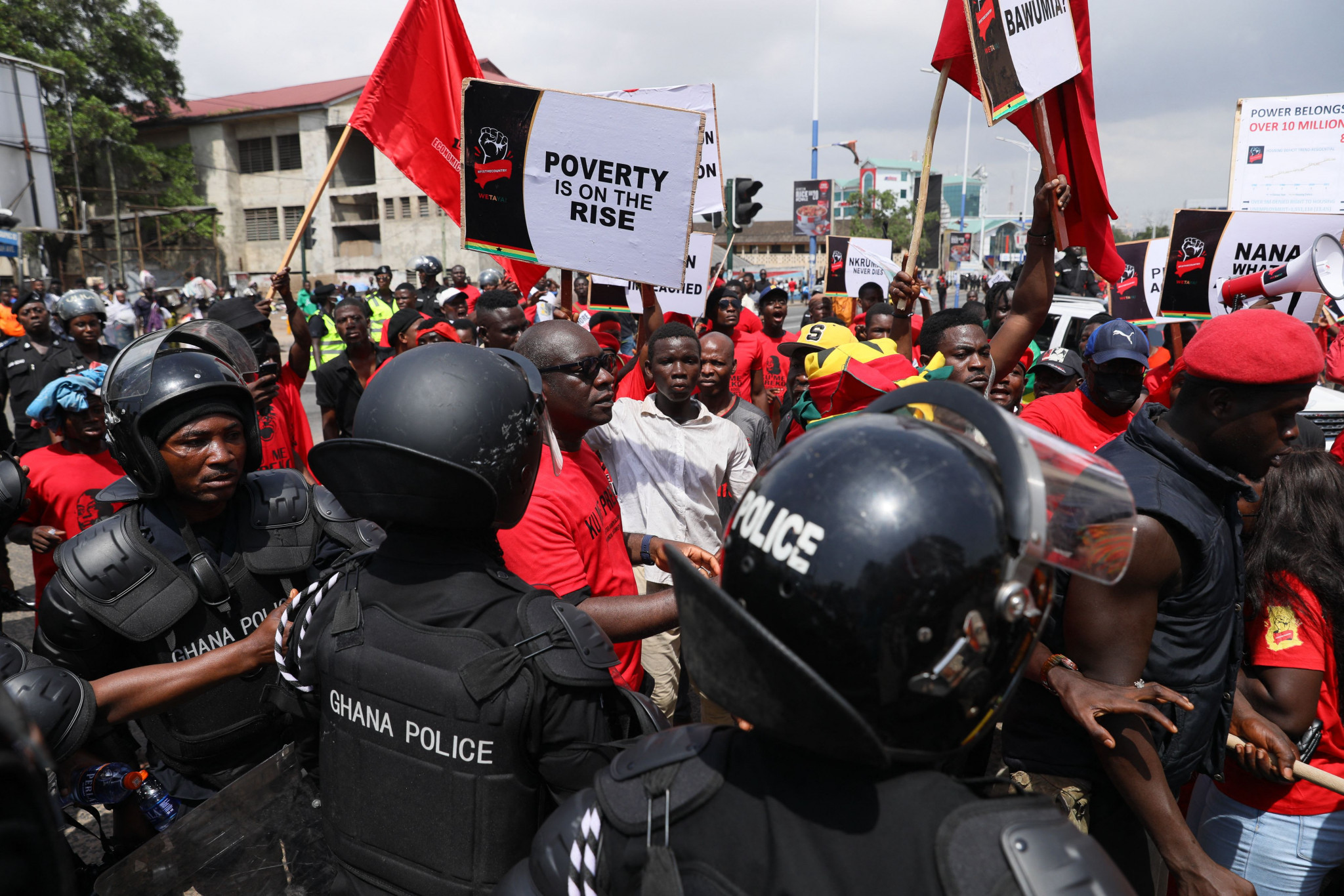 Protestors demand Ghana's President resign as economic crisis worsens