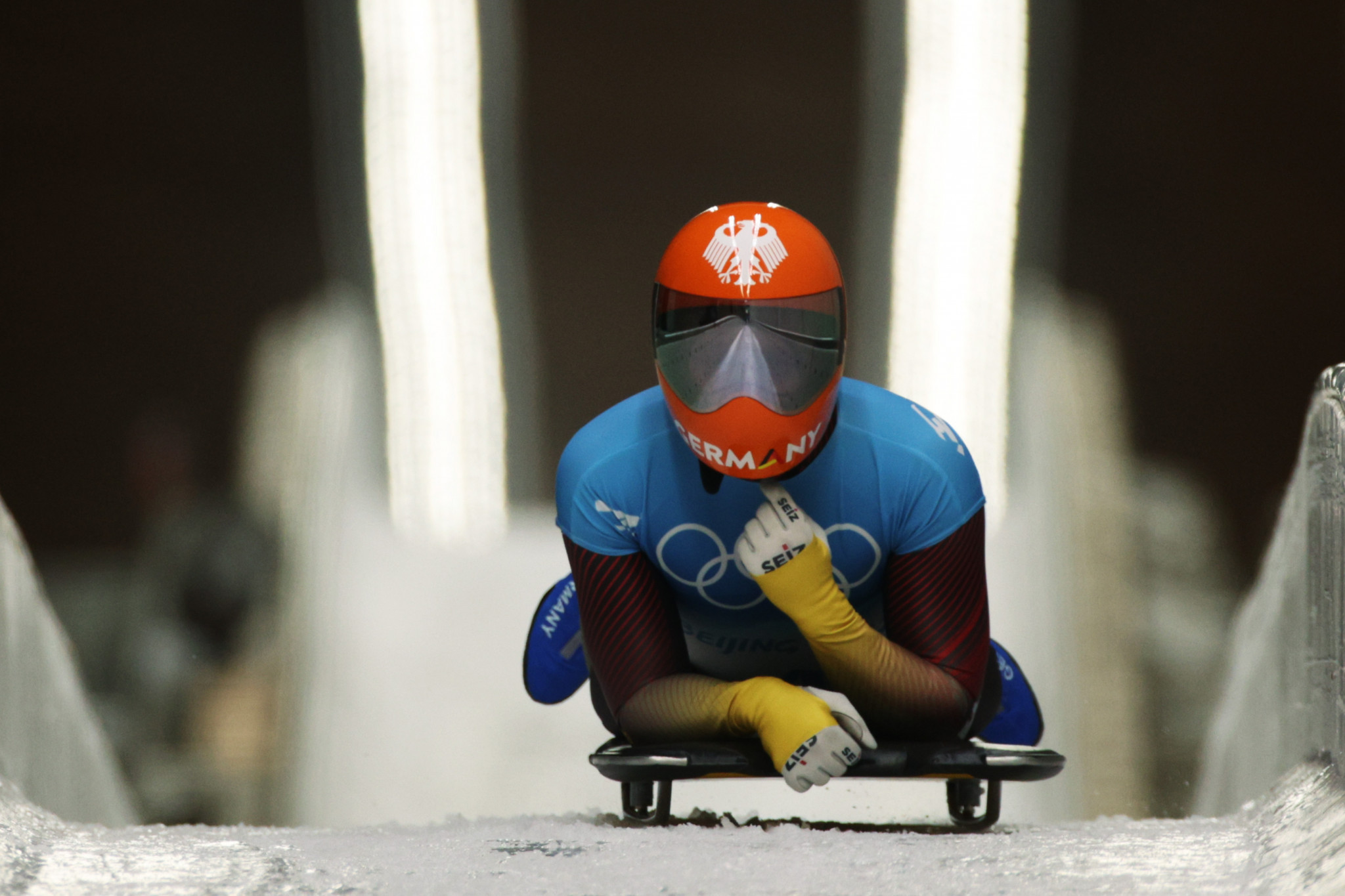 Christopher Grotheer won his second IBSF World Cup race of the season ©Getty Images