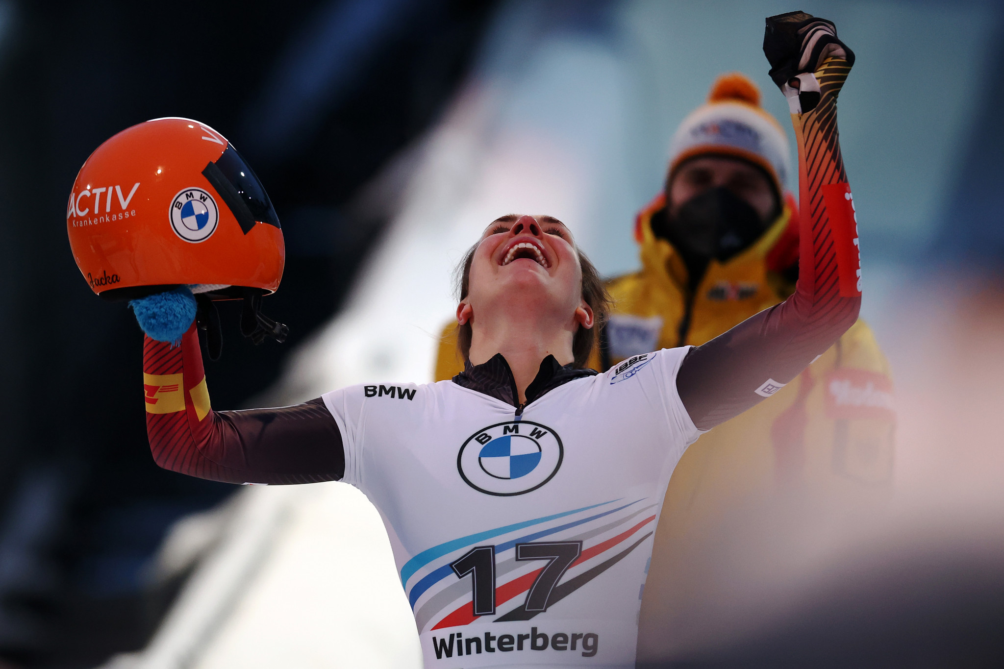 There is no place for former world champion Jacqueline Lölling in Germany's World Cup skeleton team, such is the nation's strength in depth  ©Getty Images