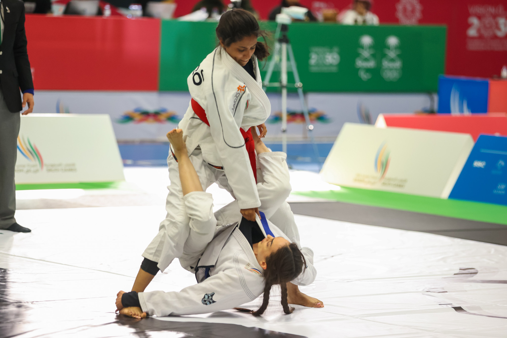 Jujitsu fighters battled for gold medals ©Saudi Games 