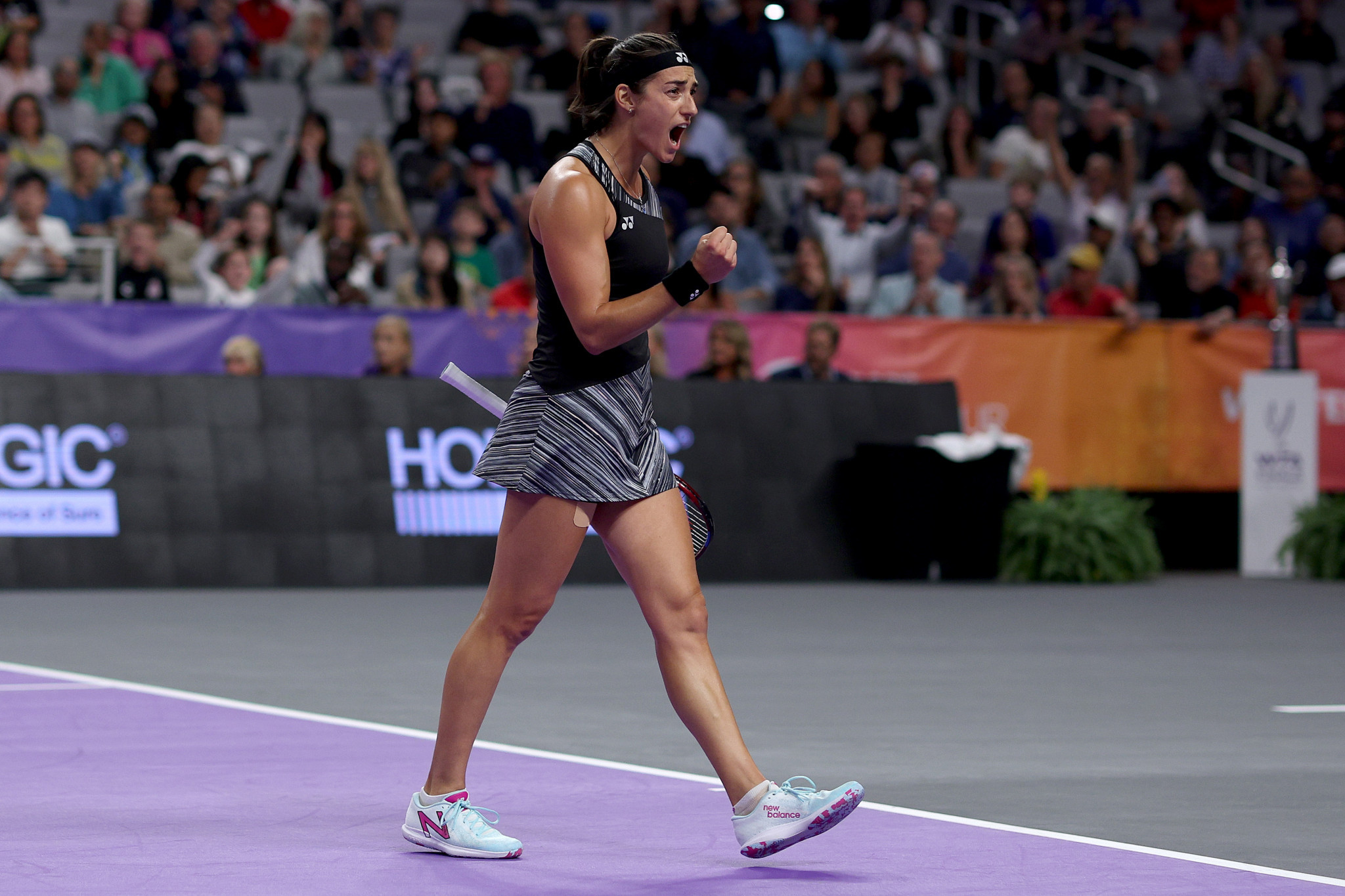 Caroline Garcia claimed the WTA Finals title today in Fort Worth ©Getty Images