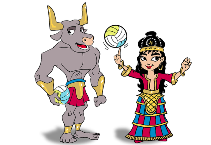 Members of the public are asked to choose their favourite versions of Minotaur and Ariadne, both figures in Cretan mythology ©Heraklion 2023
