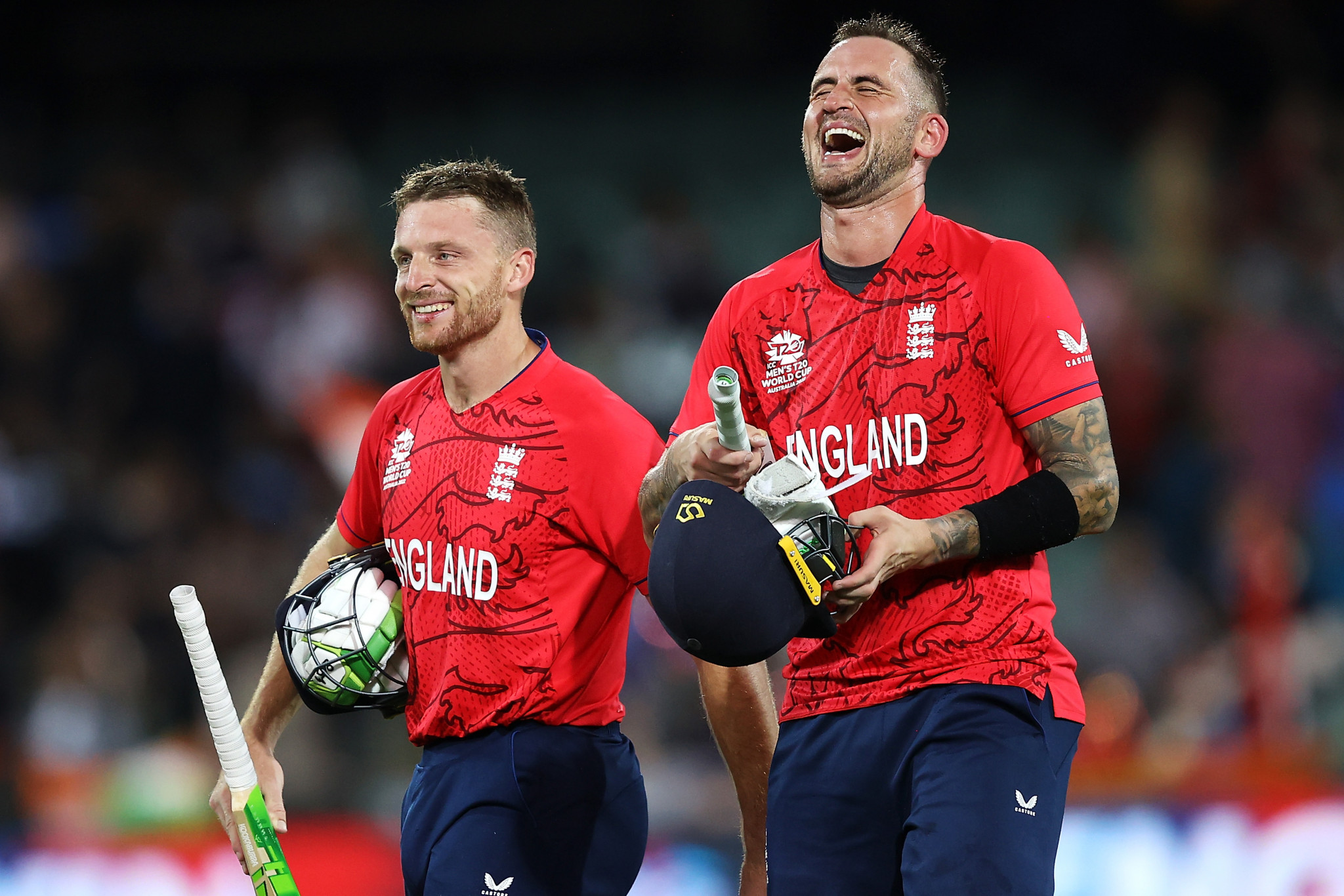 Jos Buttler, left, and Alex Hales, right, were sensational as England thrashed India ©Getty Images