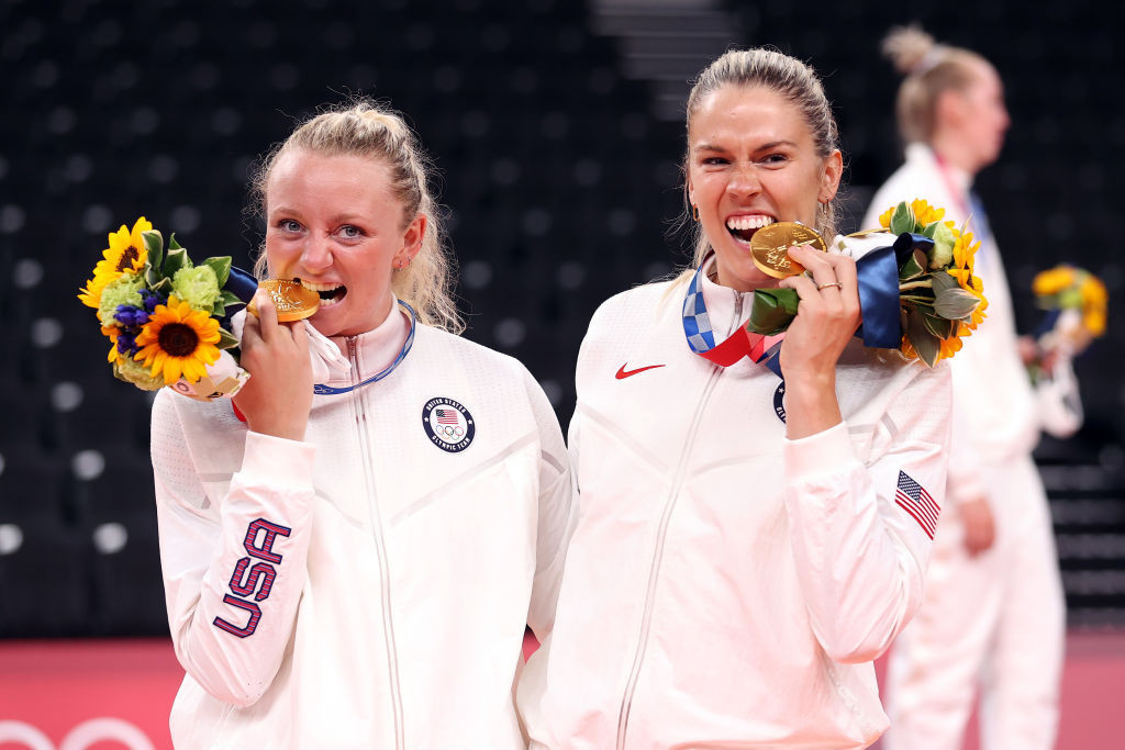 Medals from three Olympic Games belonging to a US women's volleyball player, including a Tokyo 2020 gold, have been stolen from a home in Southern California ©Getty Images