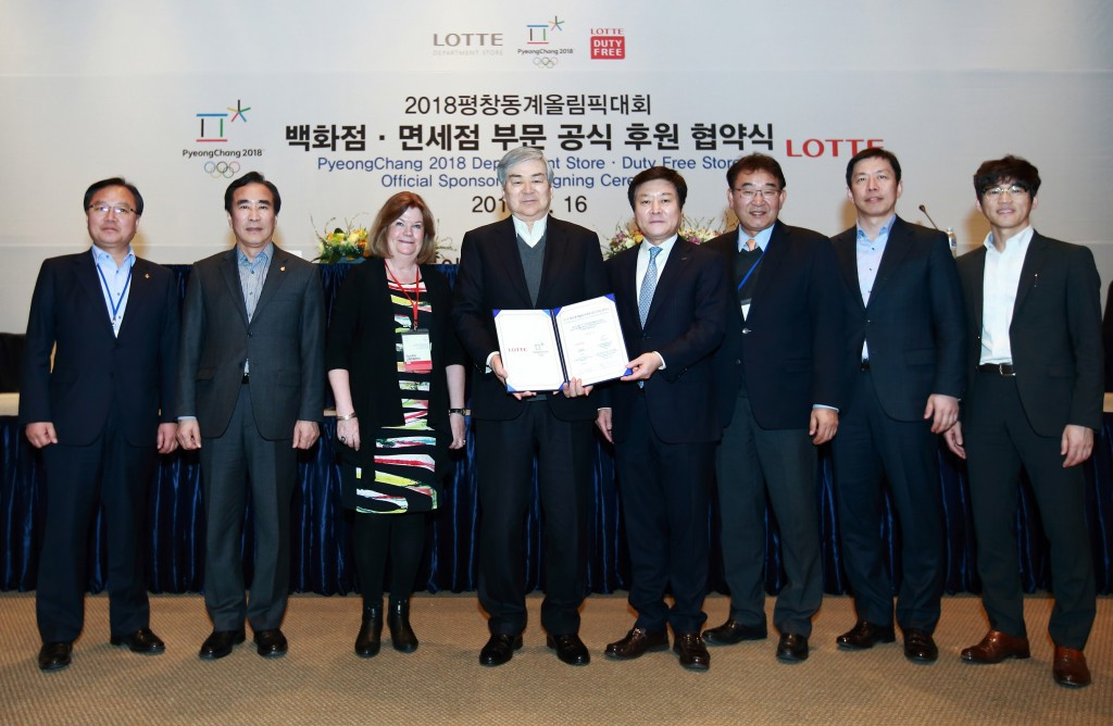 Pyeongchang 2018 signs sponsorship agreement with Lotte Group